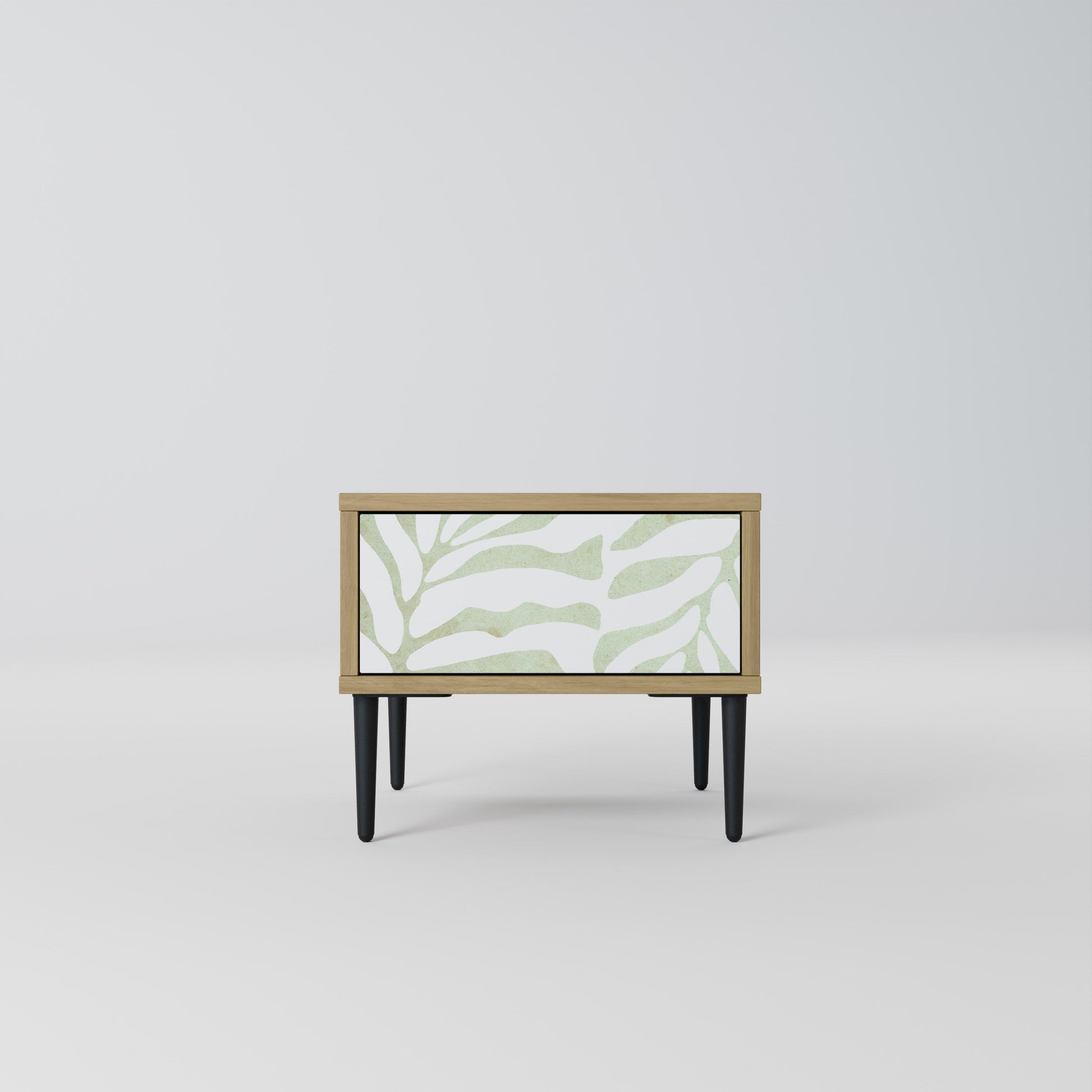 BOTANICAL SPARK Nightstand in Oak Effect