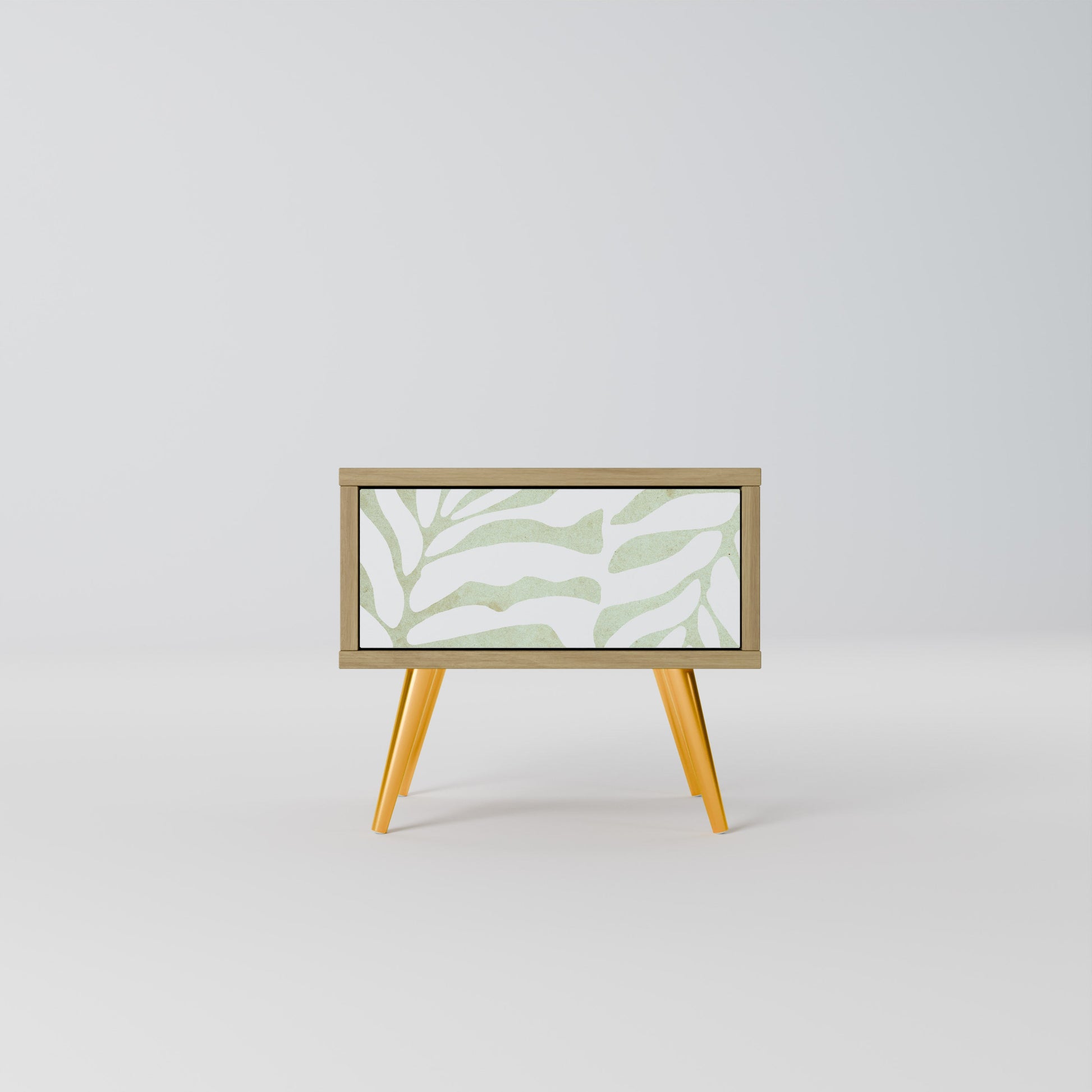 BOTANICAL SPARK Nightstand in Oak Effect