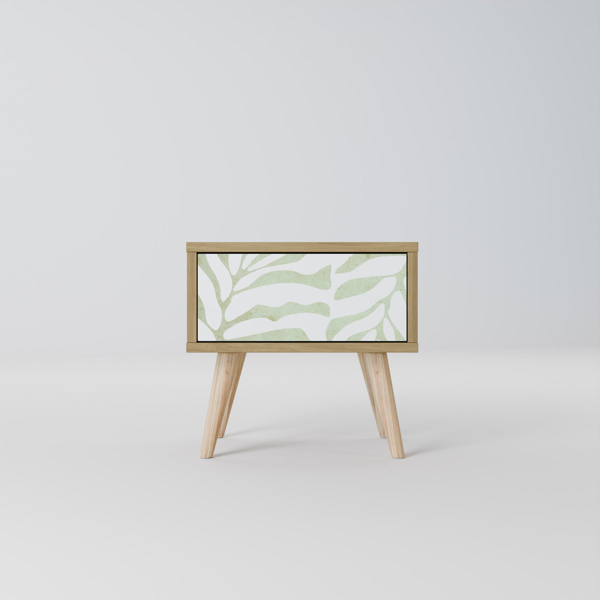 BOTANICAL SPARK Nightstand in Oak Effect