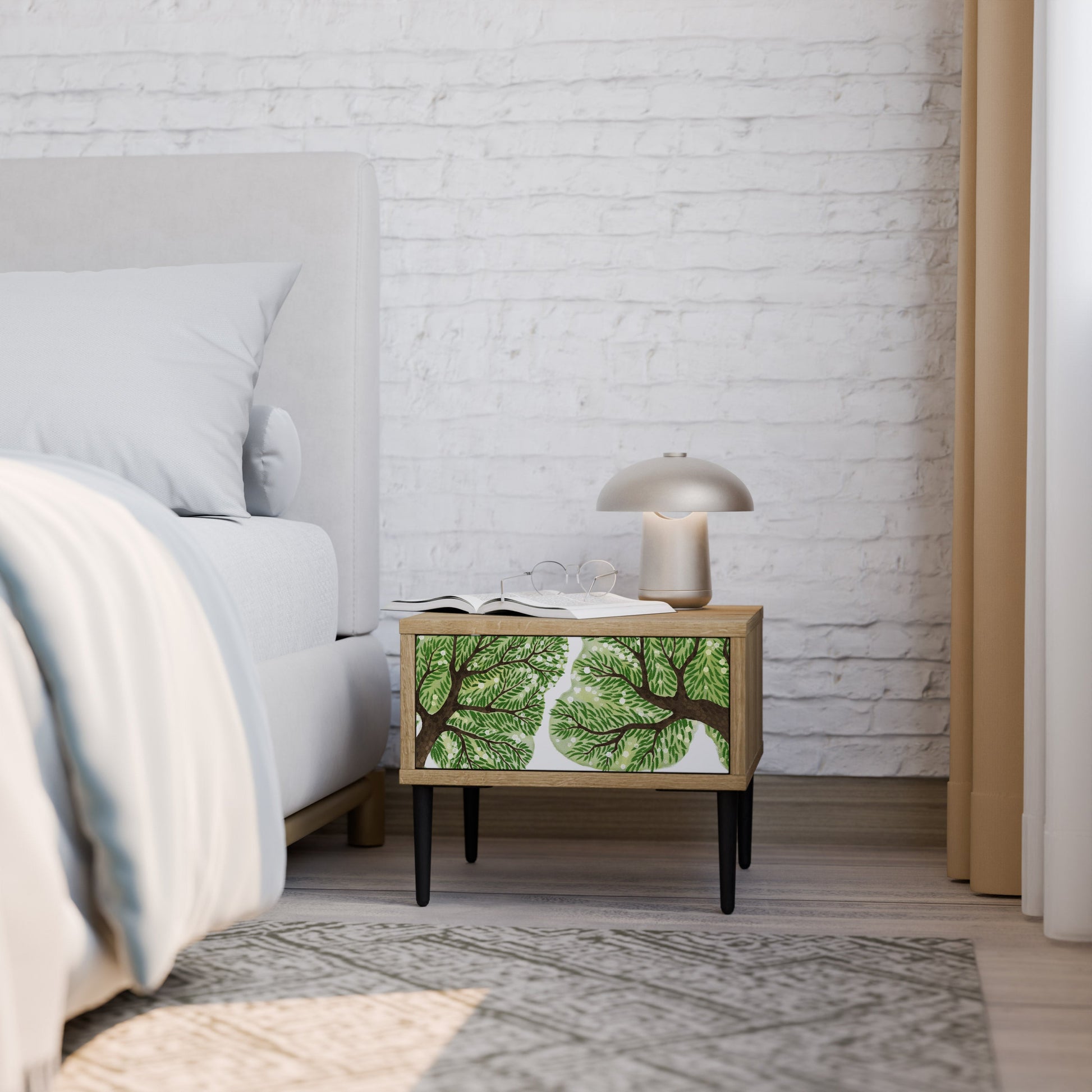 WILDERNESS DASH Nightstand in Oak Effect