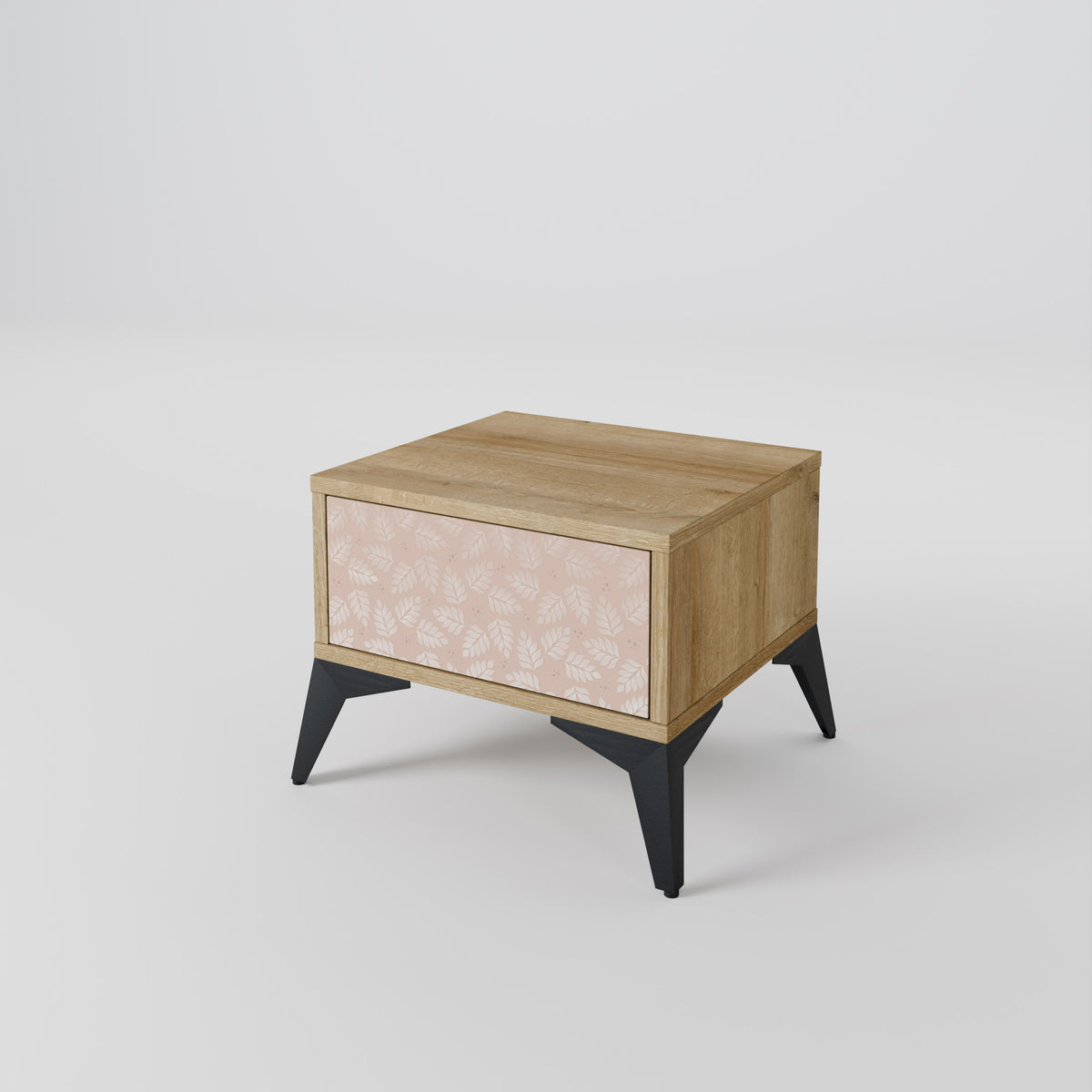 LEAVES ON BEIGE Nightstand
