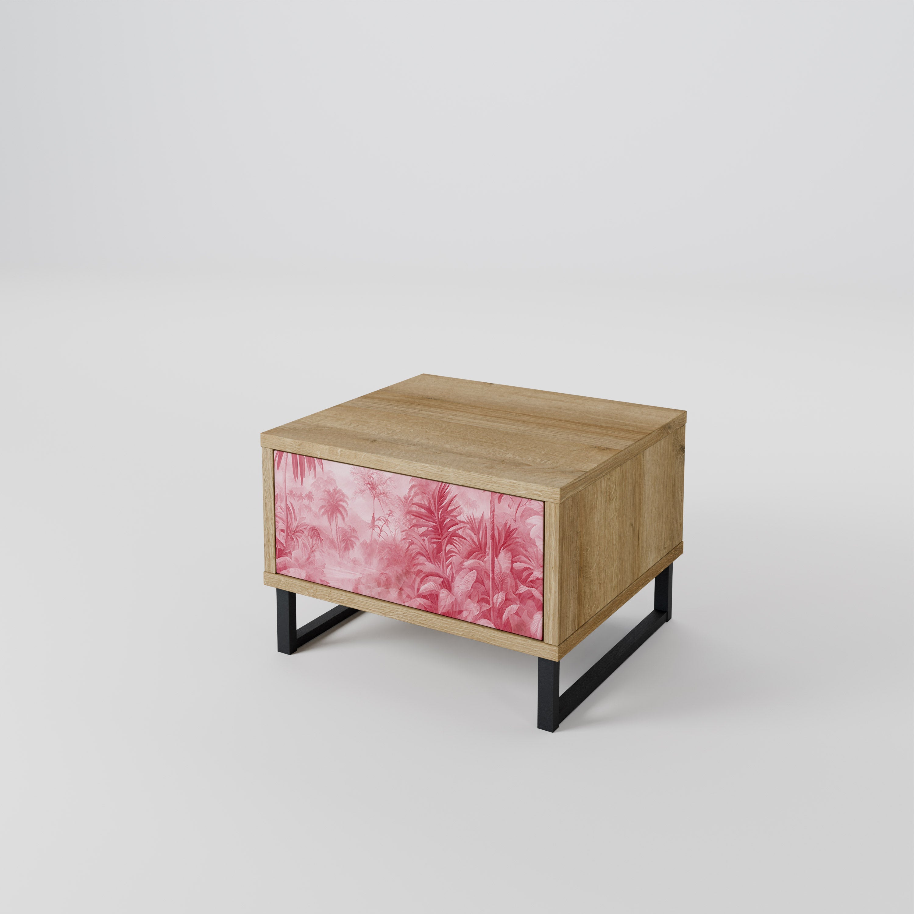 Table de chevet SWEET TROPICS effet chêne