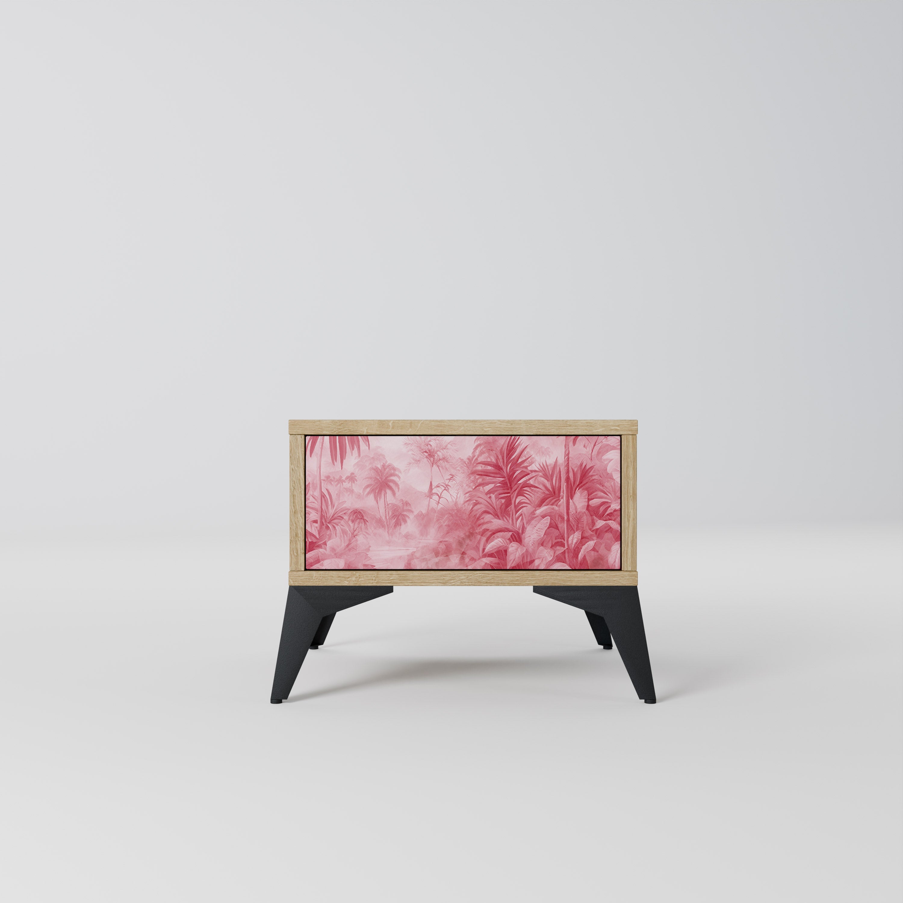 Table de chevet SWEET TROPICS effet chêne
