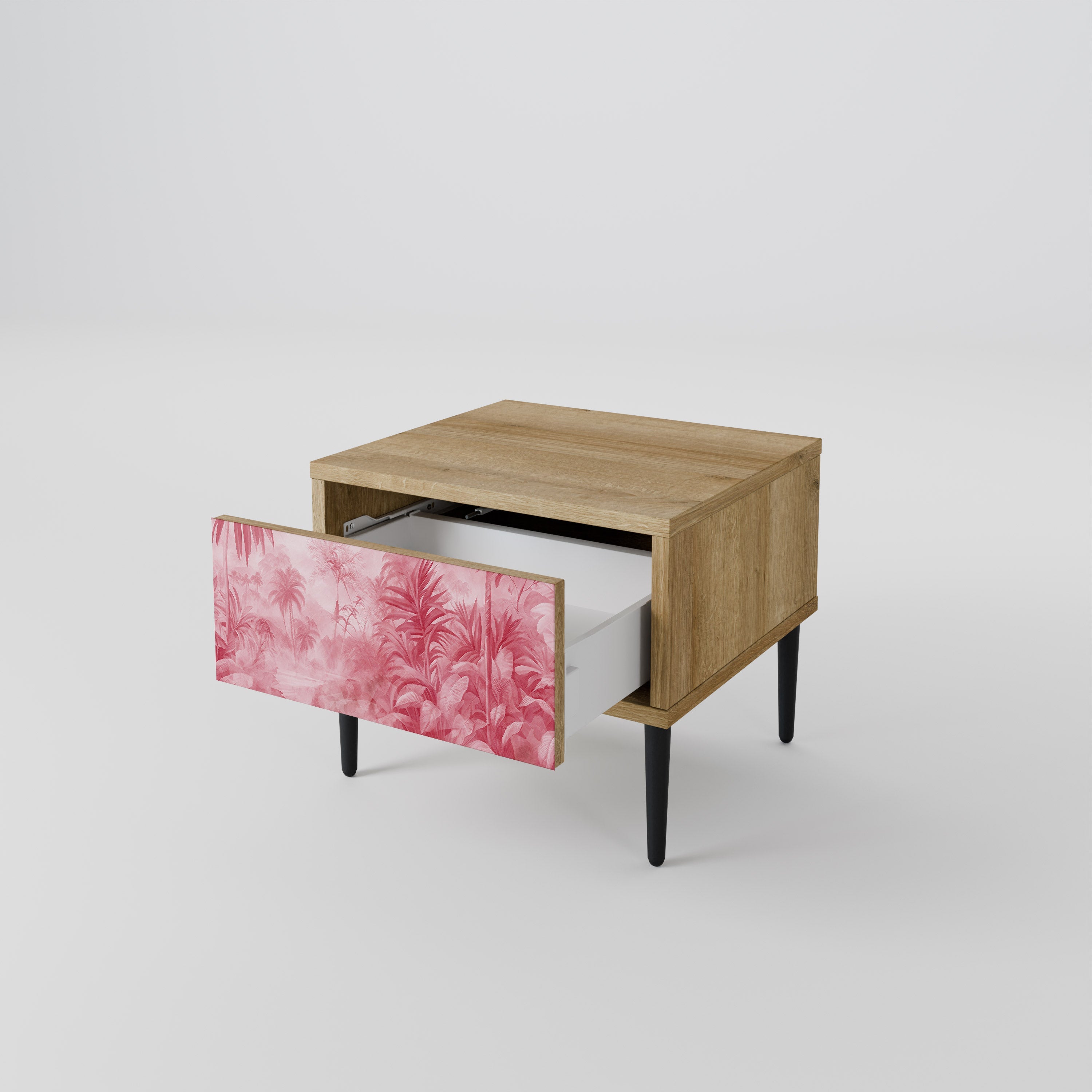 Table de chevet SWEET TROPICS effet chêne