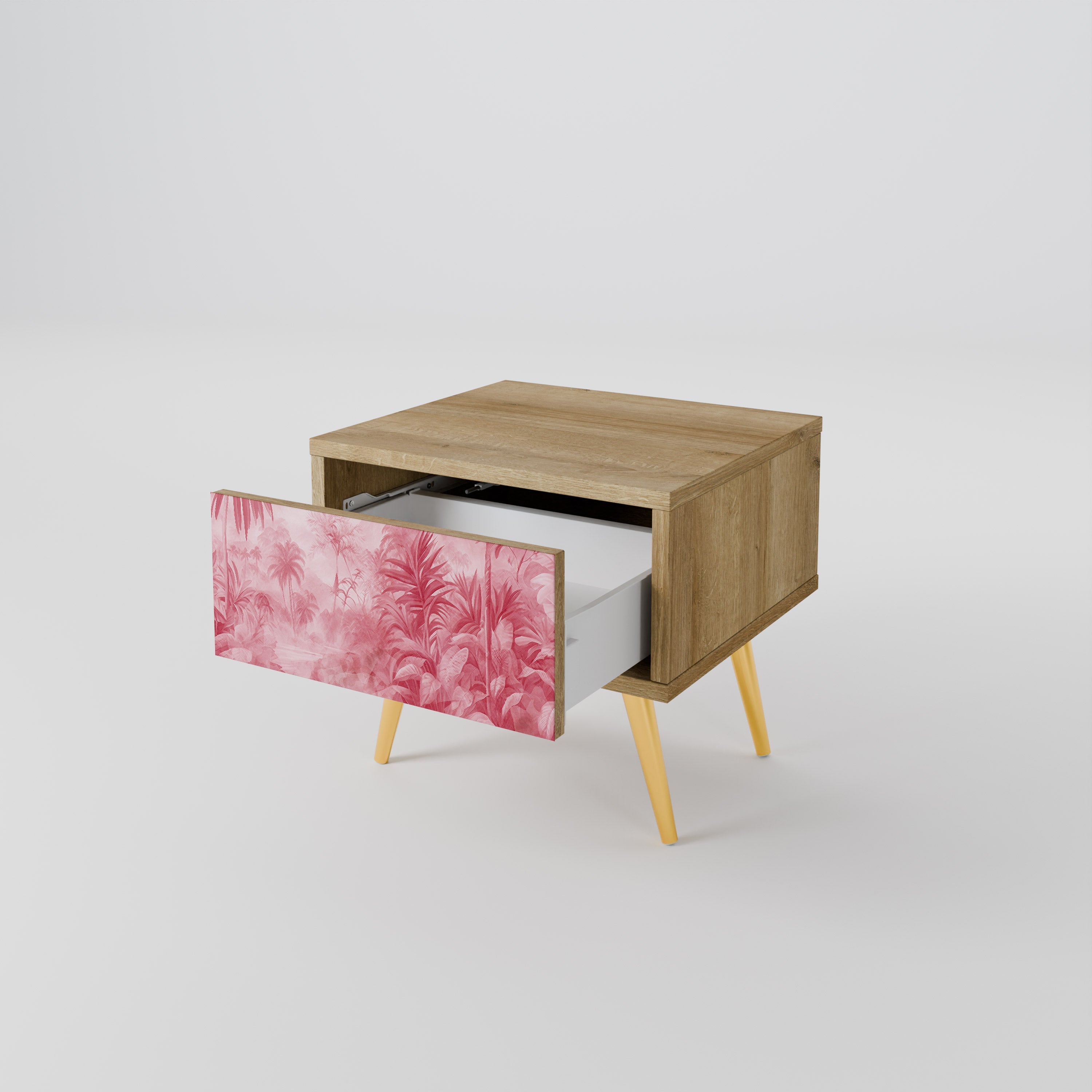 Table de chevet SWEET TROPICS effet chêne