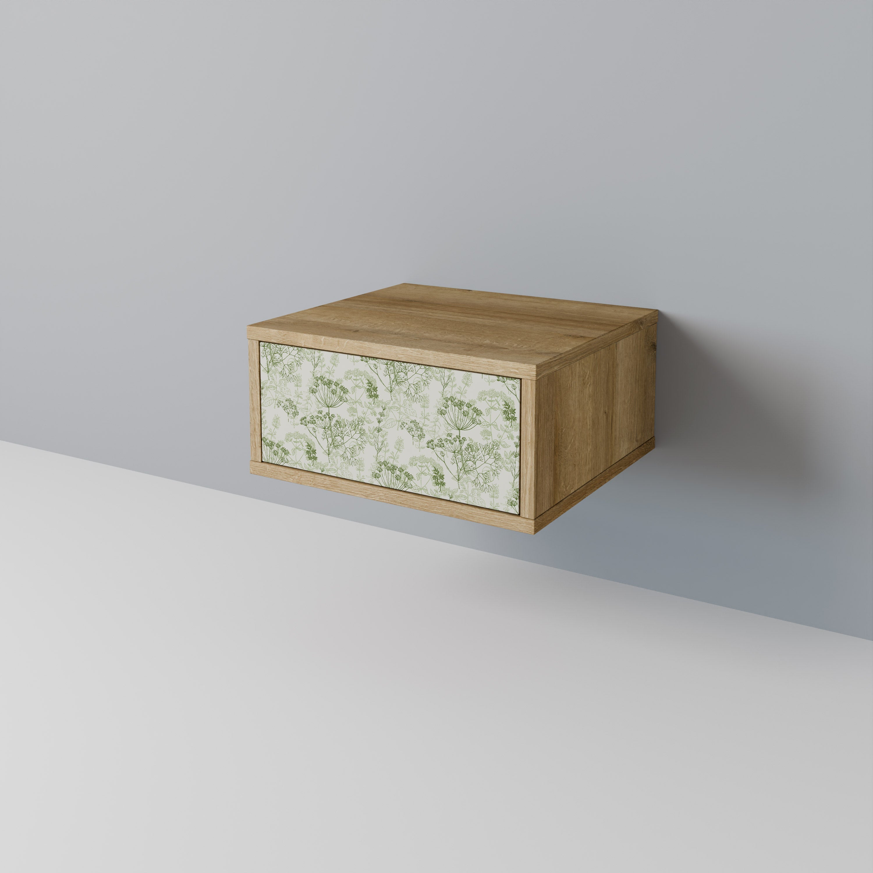 Table de chevet FENNEL BALDACHIN effet chêne