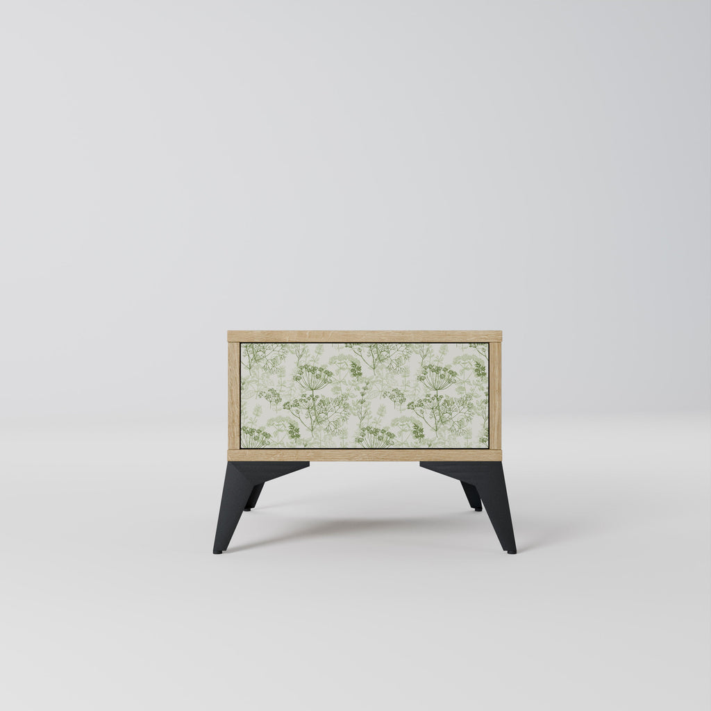 Table de chevet FENNEL BALDACHIN effet chêne
