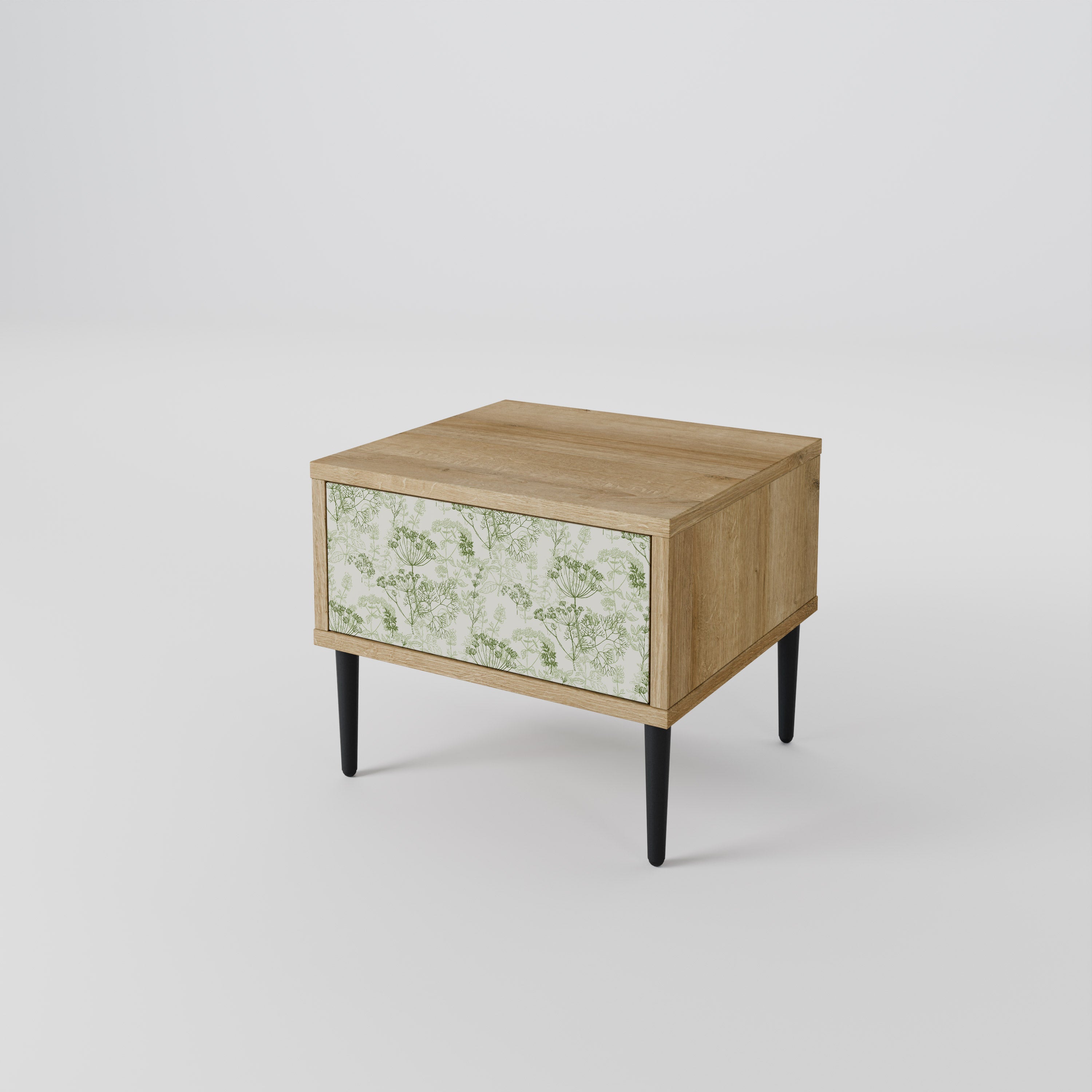 Table de chevet FENNEL BALDACHIN effet chêne