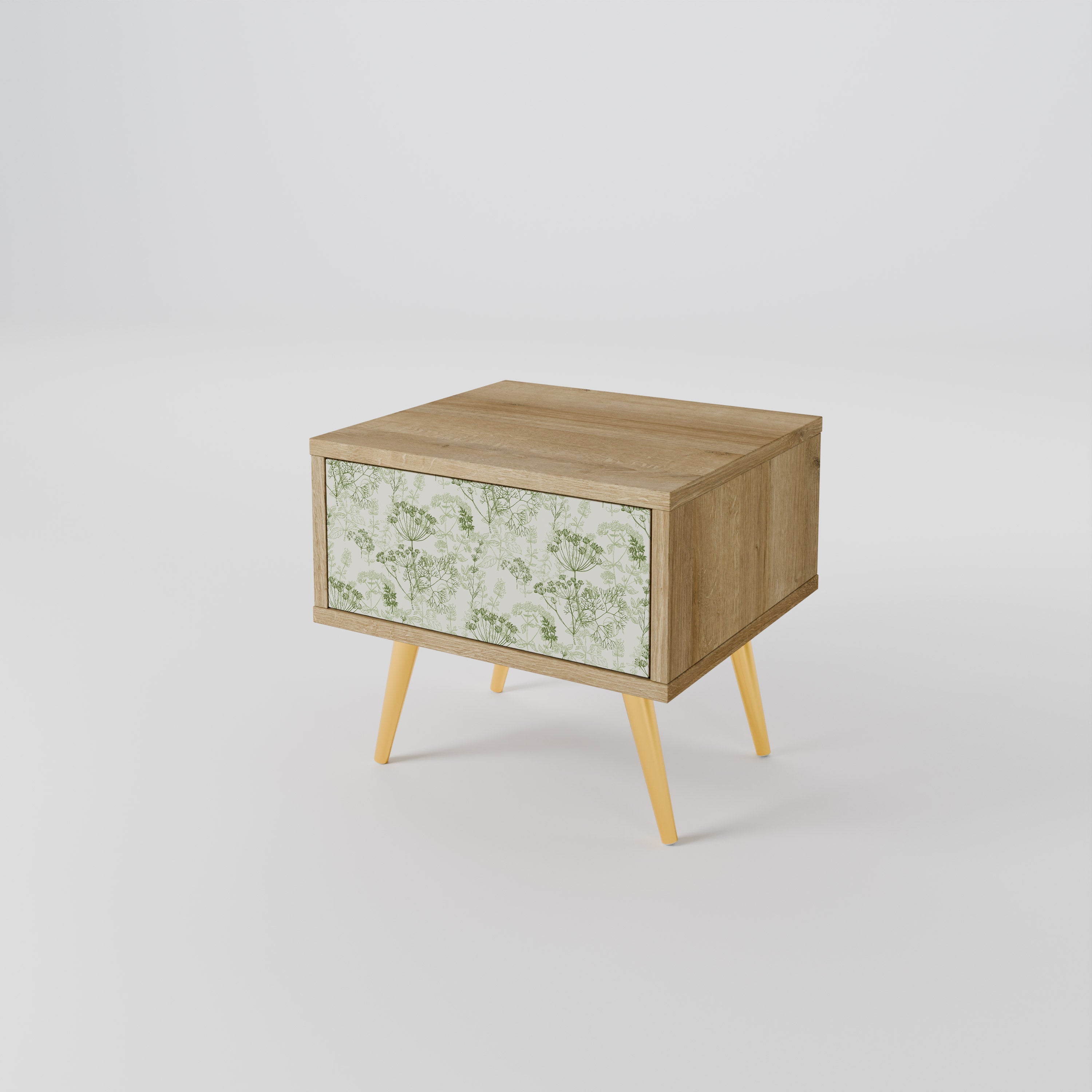 Table de chevet FENNEL BALDACHIN effet chêne