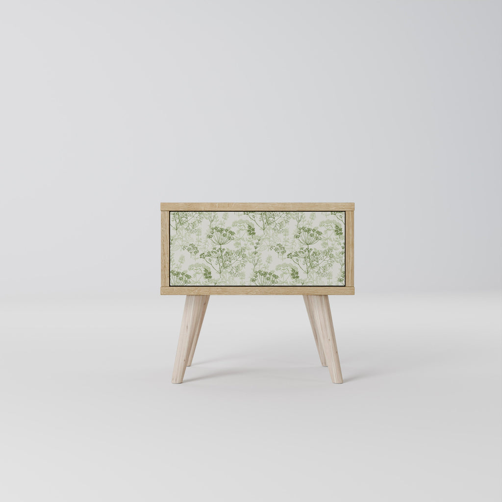 Table de chevet FENNEL BALDACHIN effet chêne