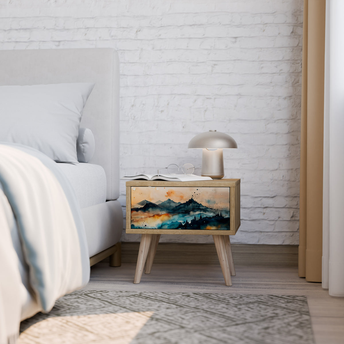 OMINOUS MOUNTAINS Nightstand
