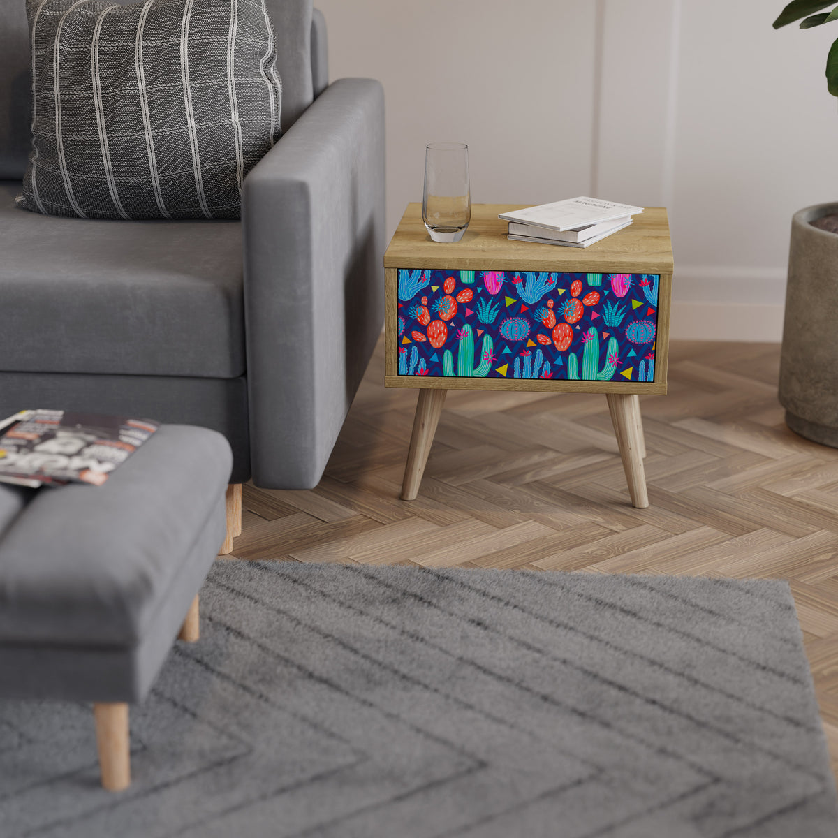 CACTUS VIBES Nightstand