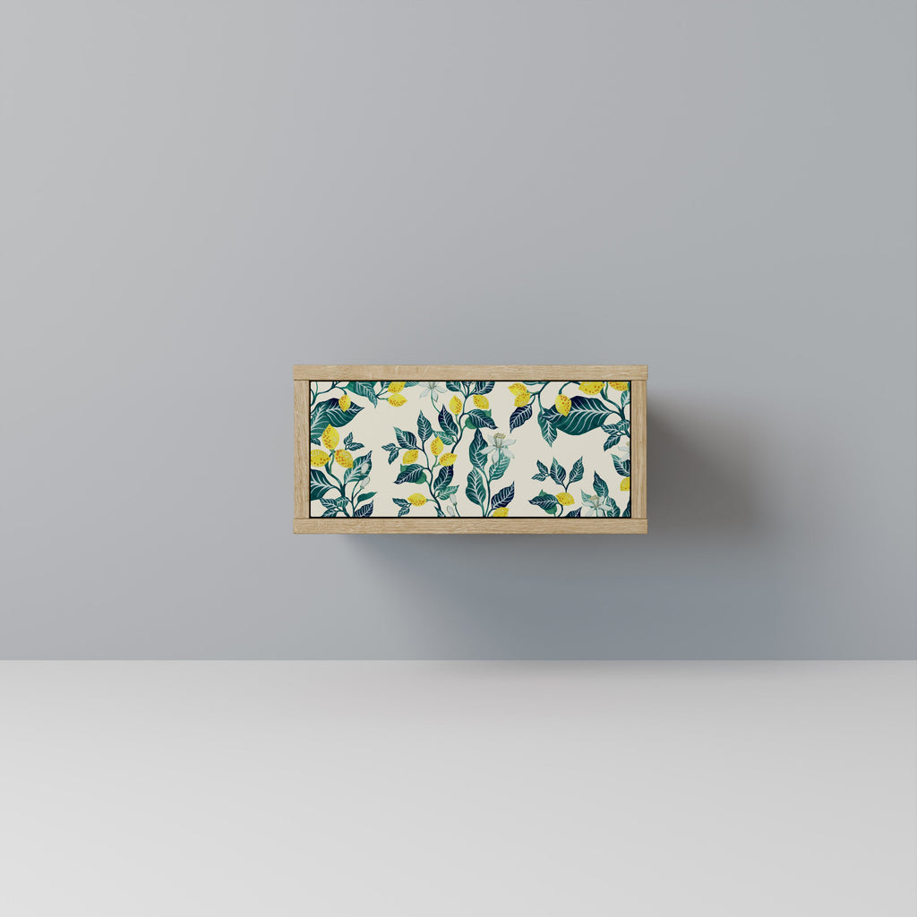 Table de chevet LEMON TREE effet chêne