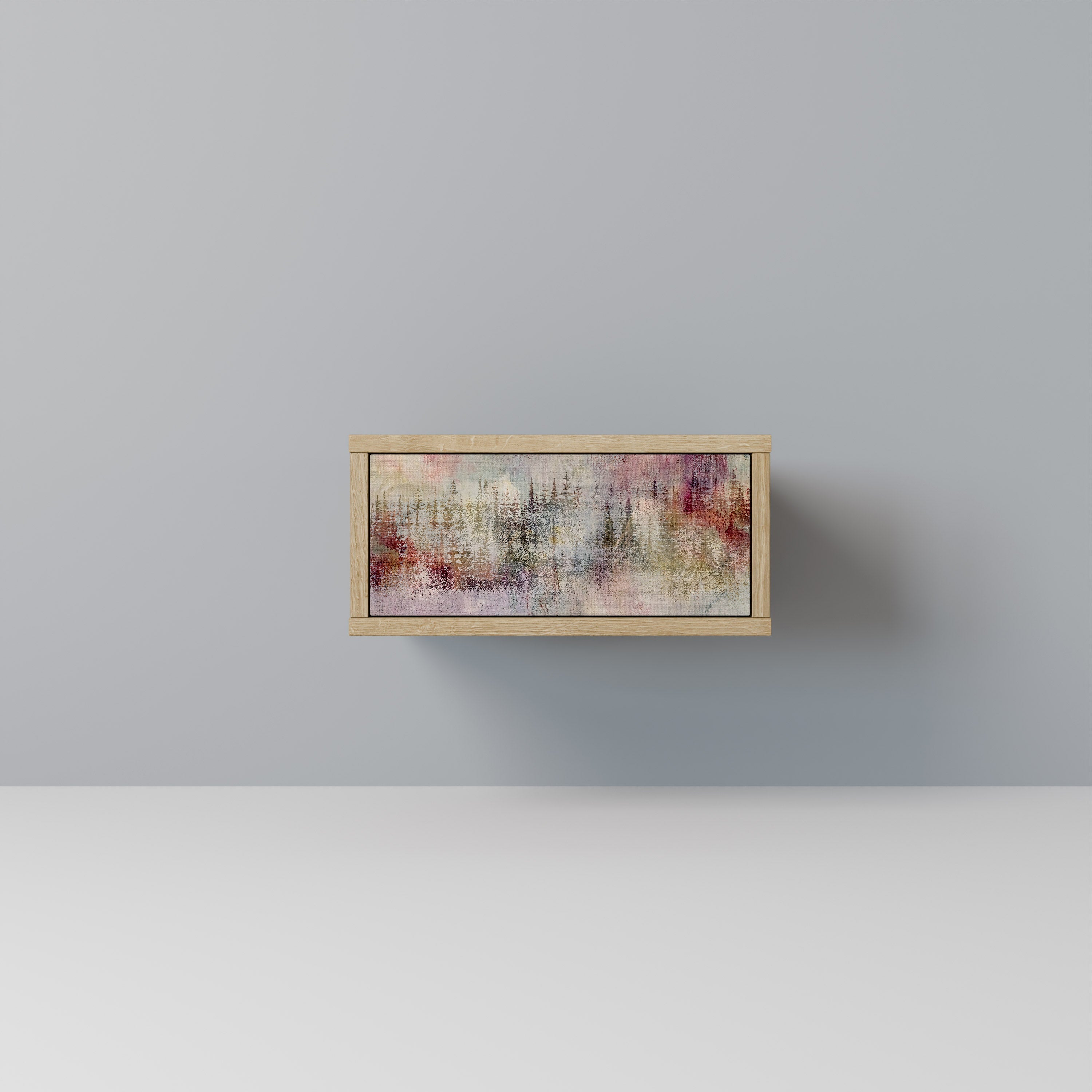 Table de chevet VEILED SUMMIT effet chêne