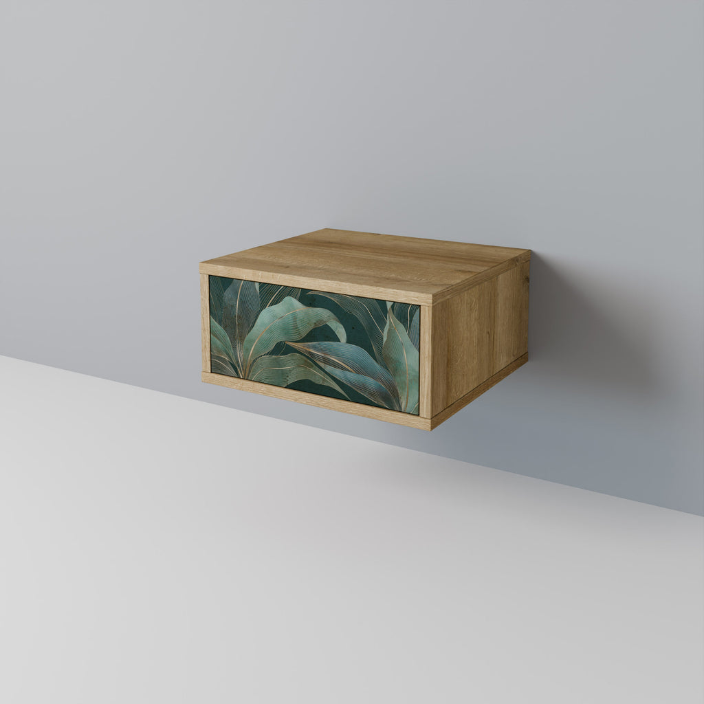 Table de chevet ROYAL GREEN effet chêne