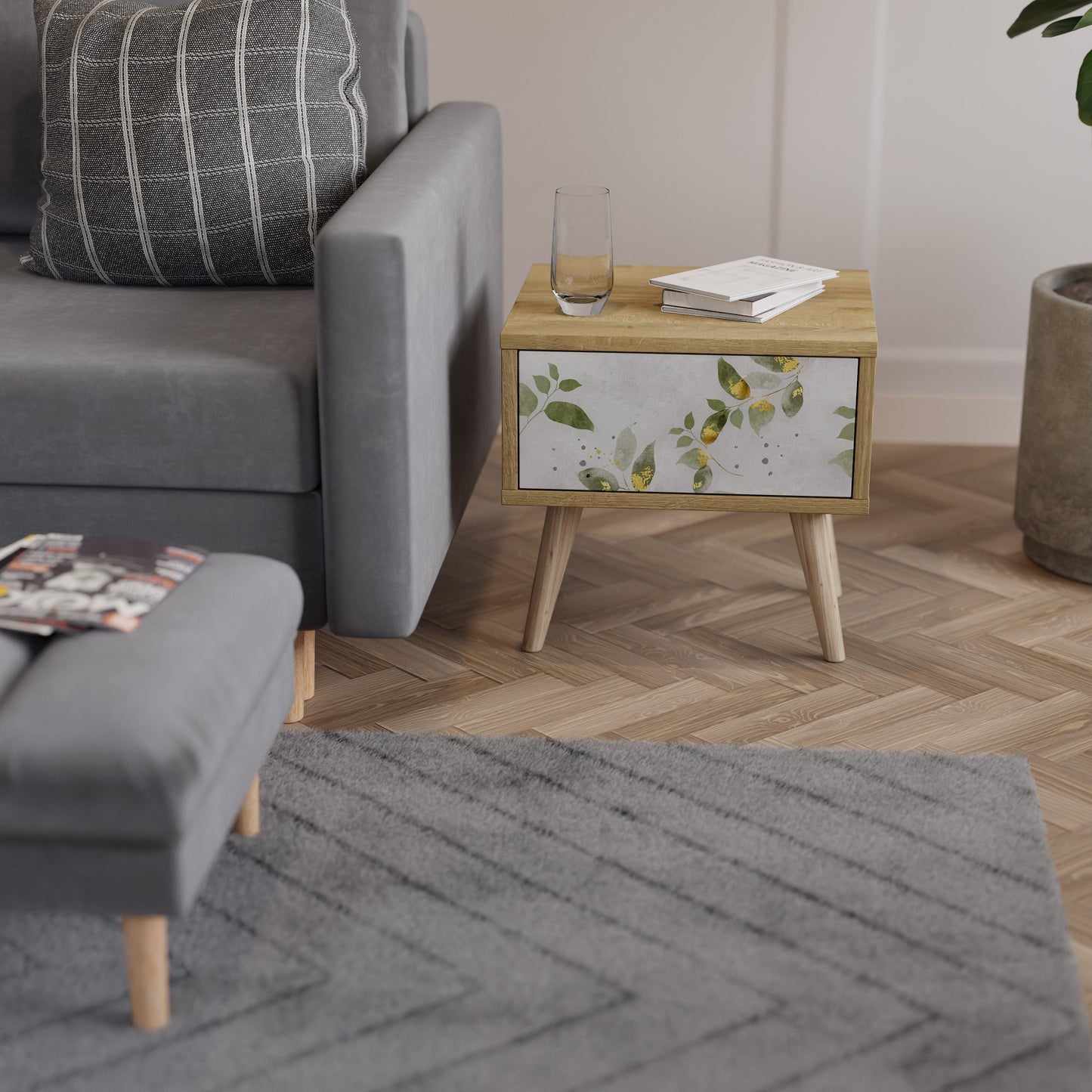 ELEGANT BOTANICS Nightstand