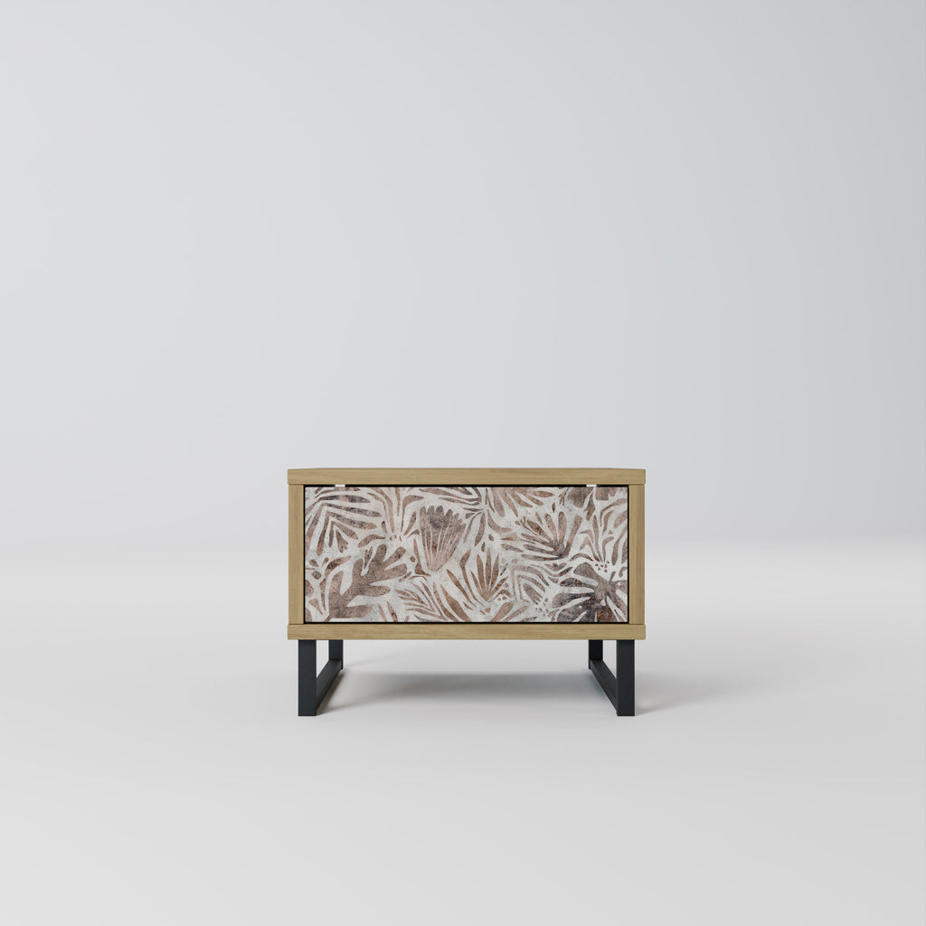 PASSING TIME Nightstand in Oak Effect