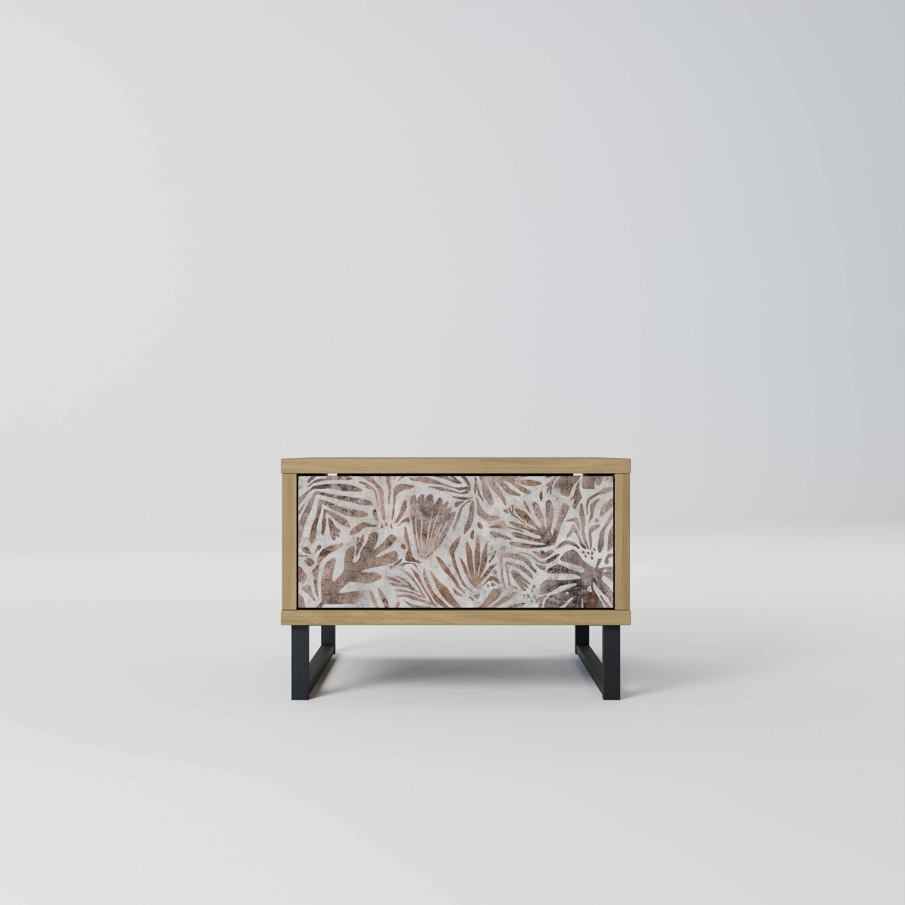 Table de chevet PASSING TIME effet chêne