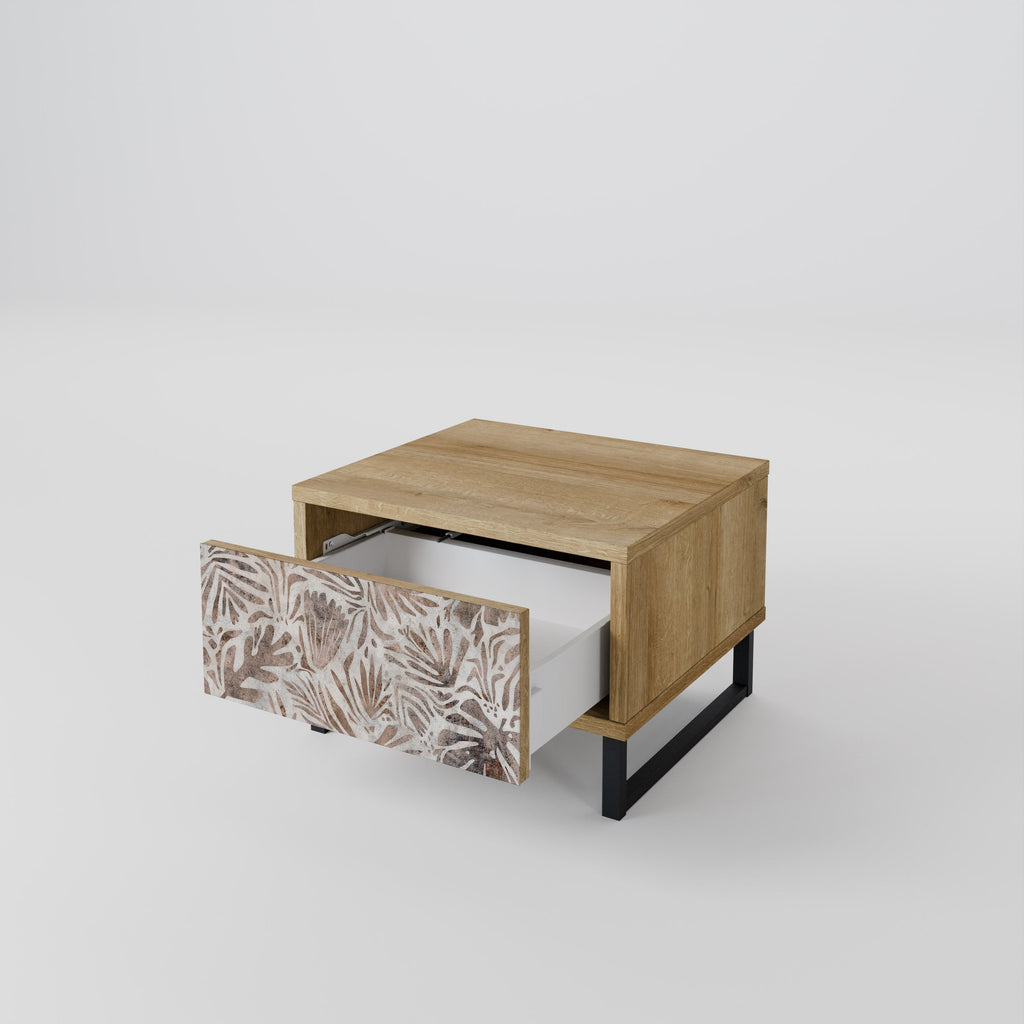 PASSING TIME Nightstand in Oak Effect