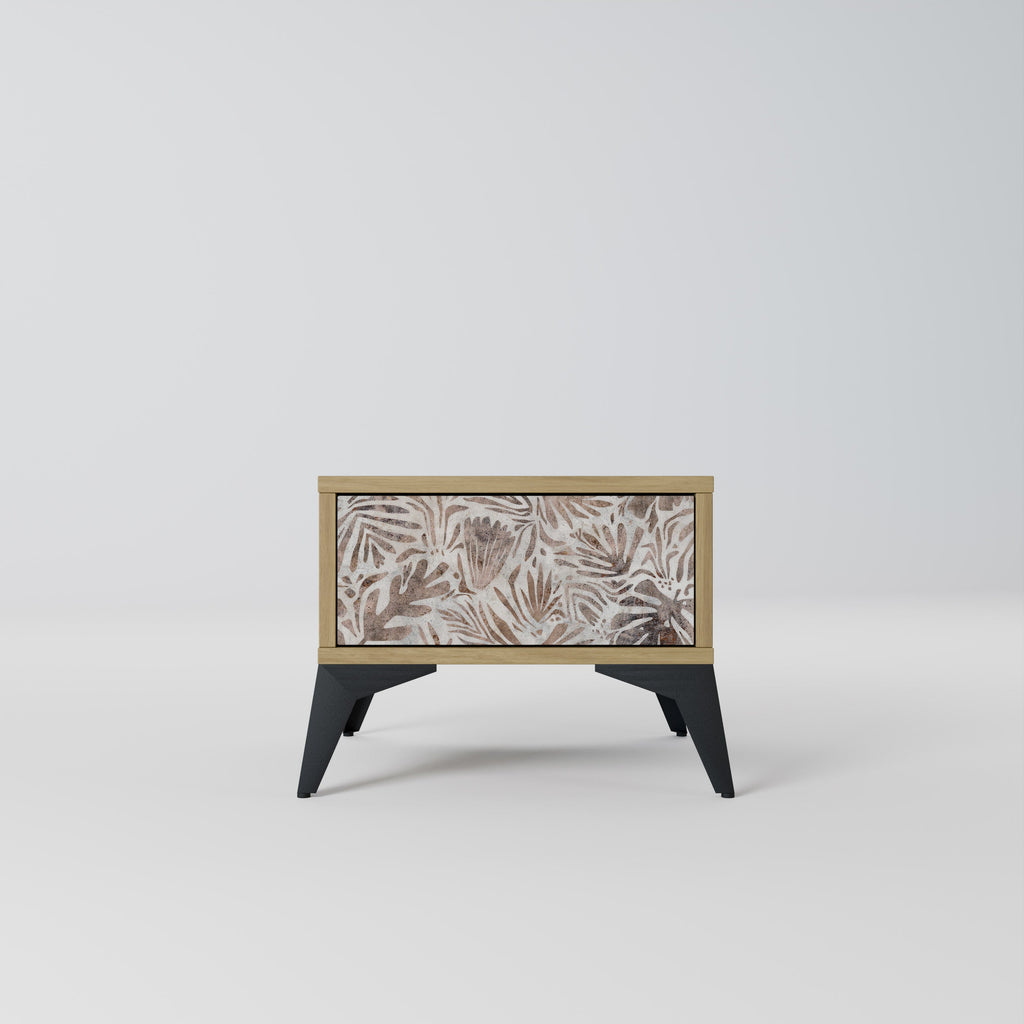 PASSING TIME Nightstand in Oak Effect