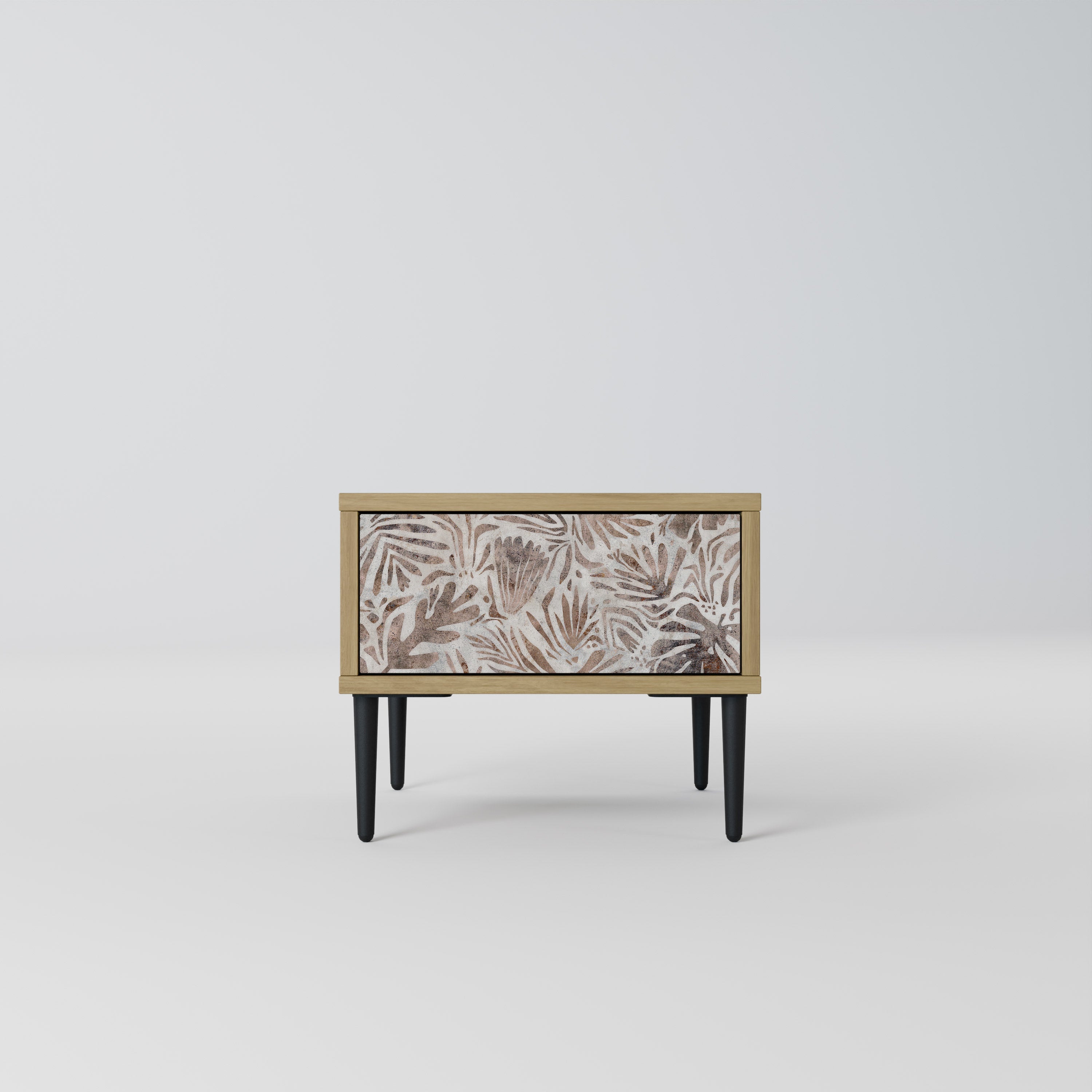 Table de chevet PASSING TIME effet chêne