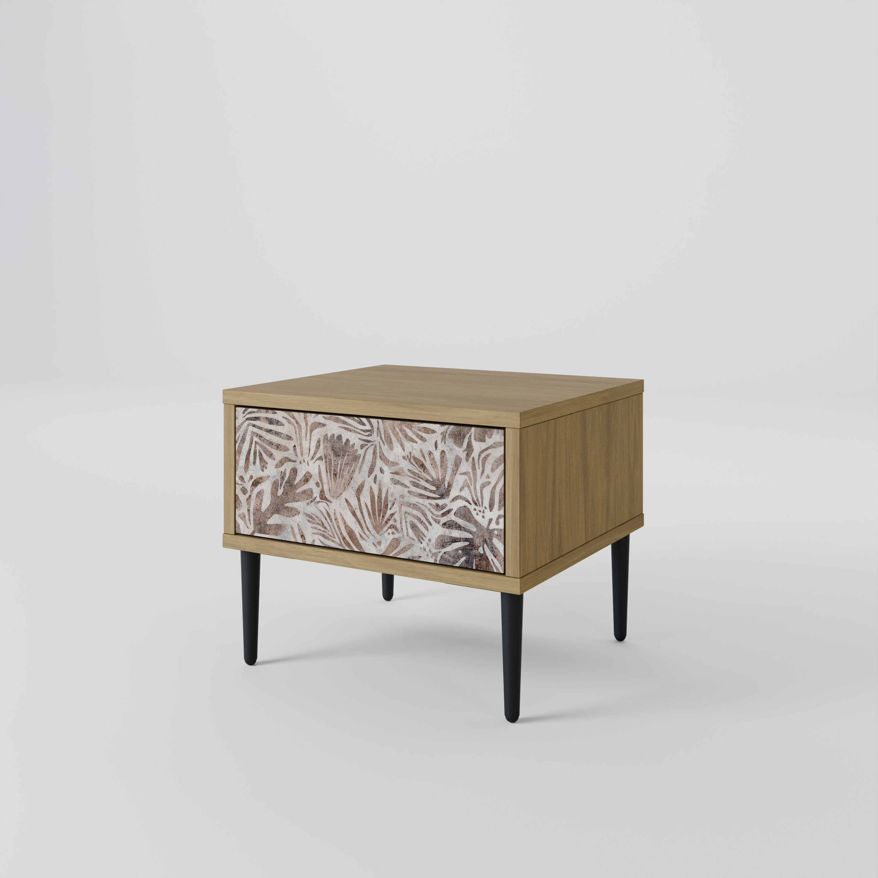 Table de chevet PASSING TIME effet chêne