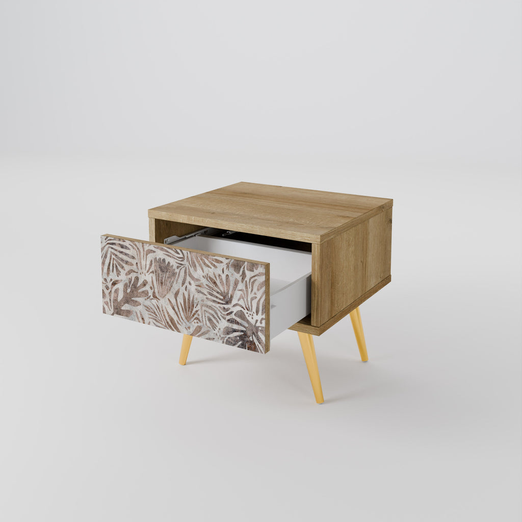 PASSING TIME Nightstand in Oak Effect