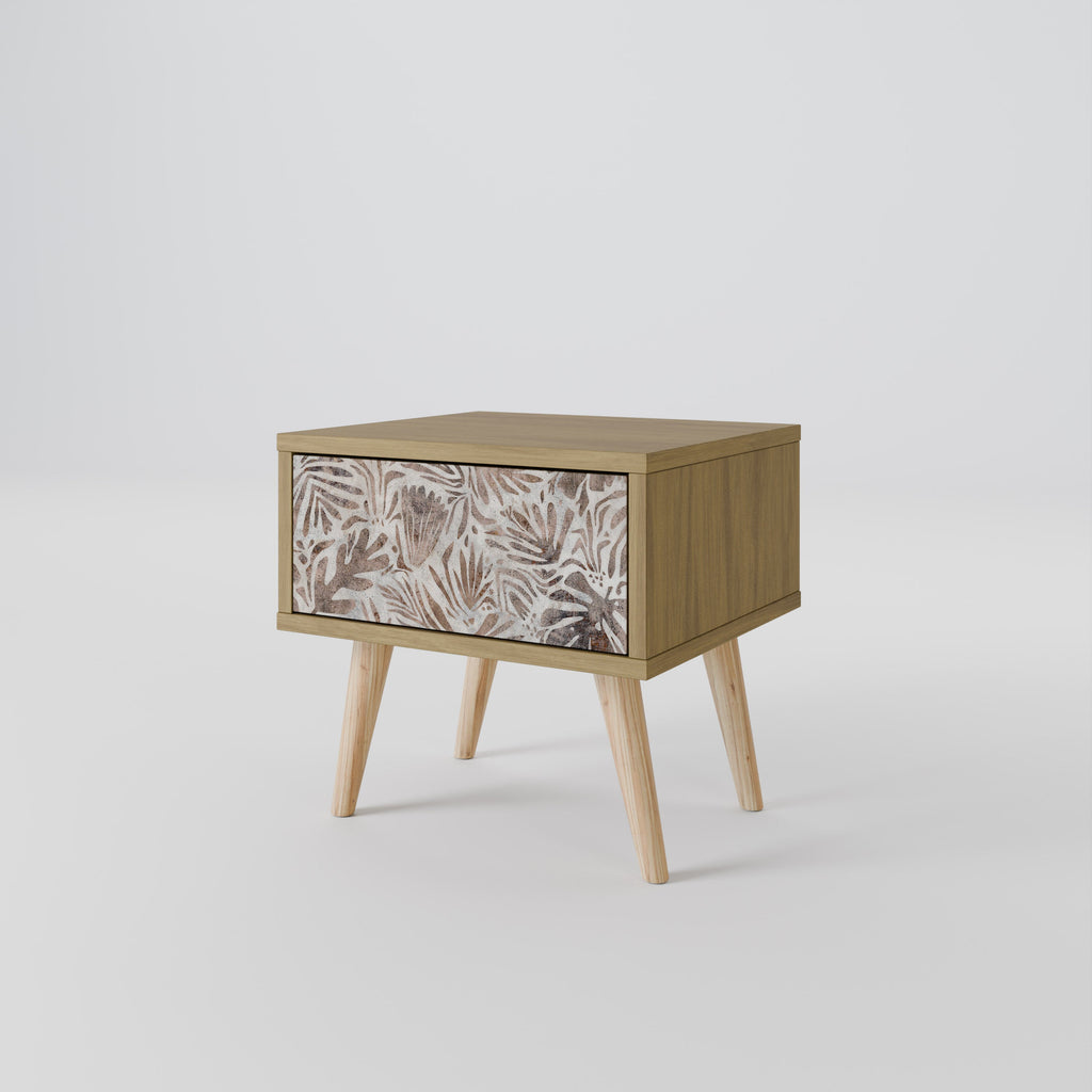 PASSING TIME Nightstand in Oak Effect