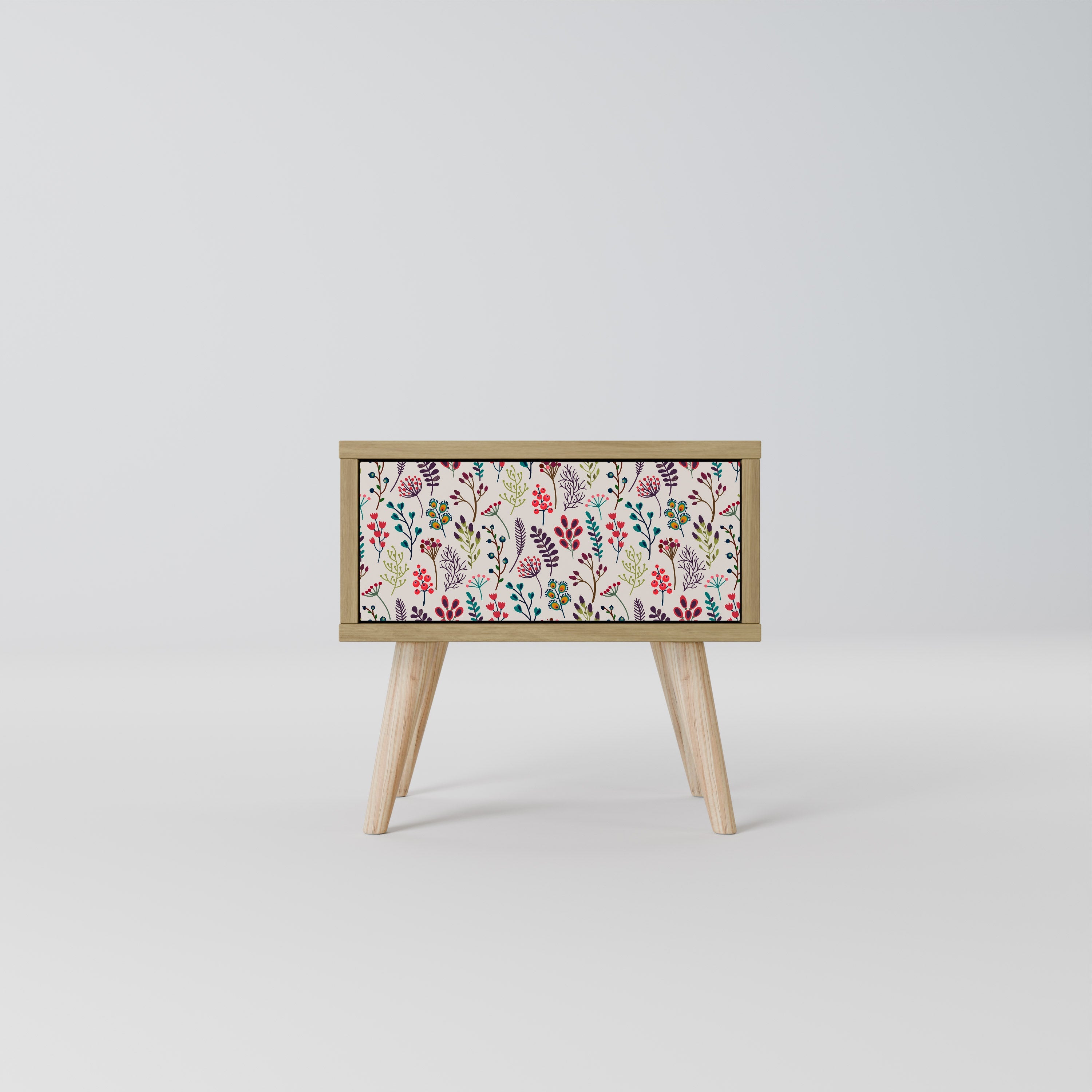 ARTICLES D'AUTOMNE Table de chevet effet chêne