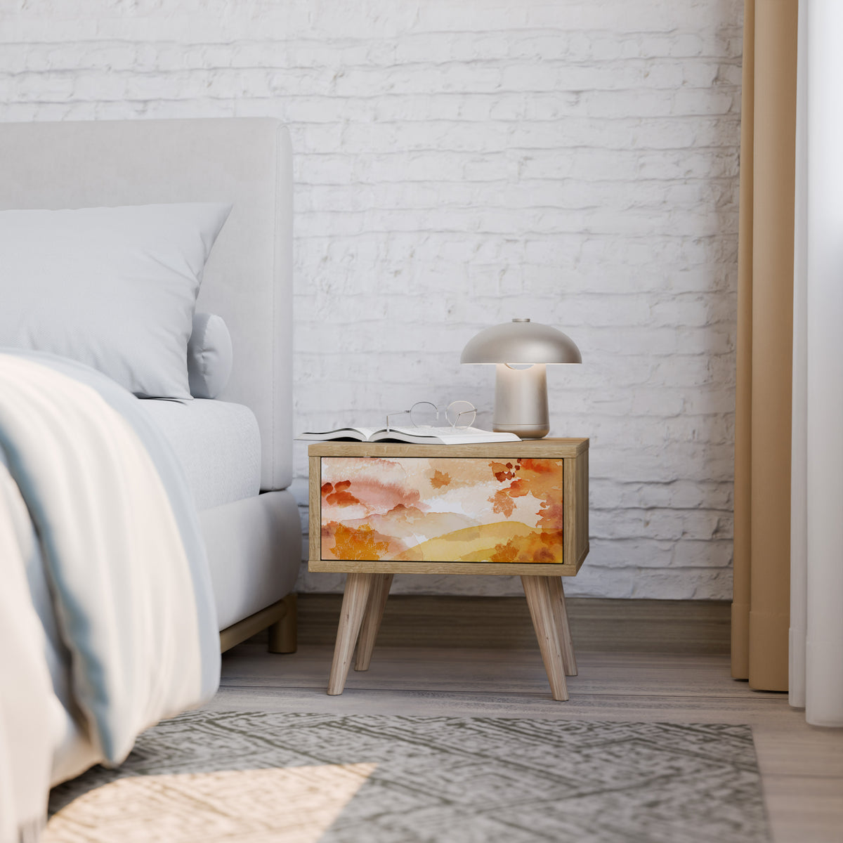 TRACES OF AUTUMN Nightstand