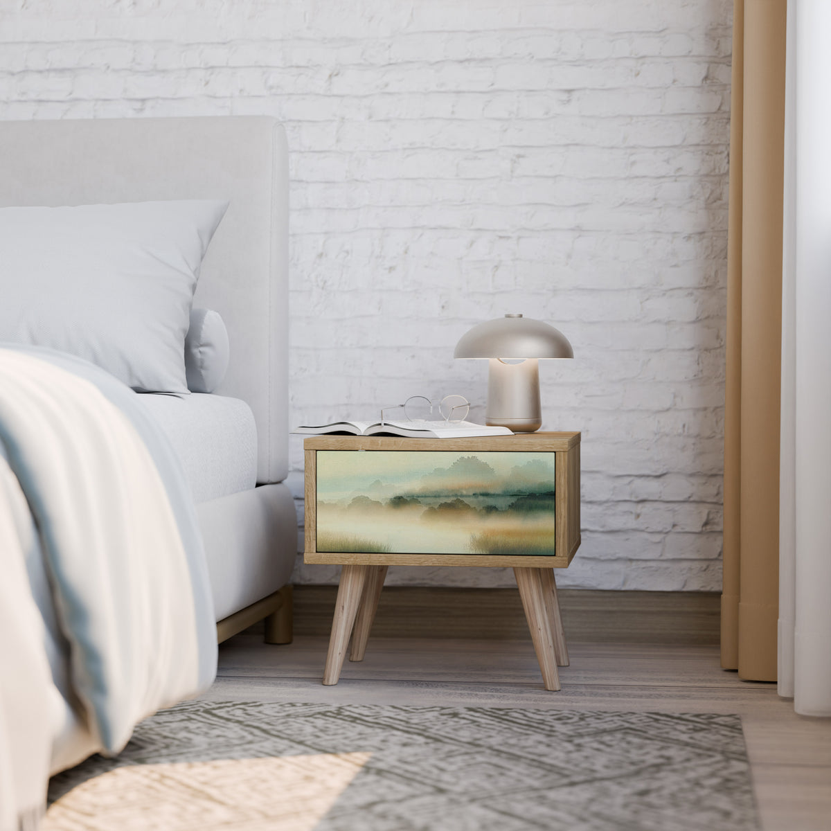 MORNING BY THE LAKE Nightstand