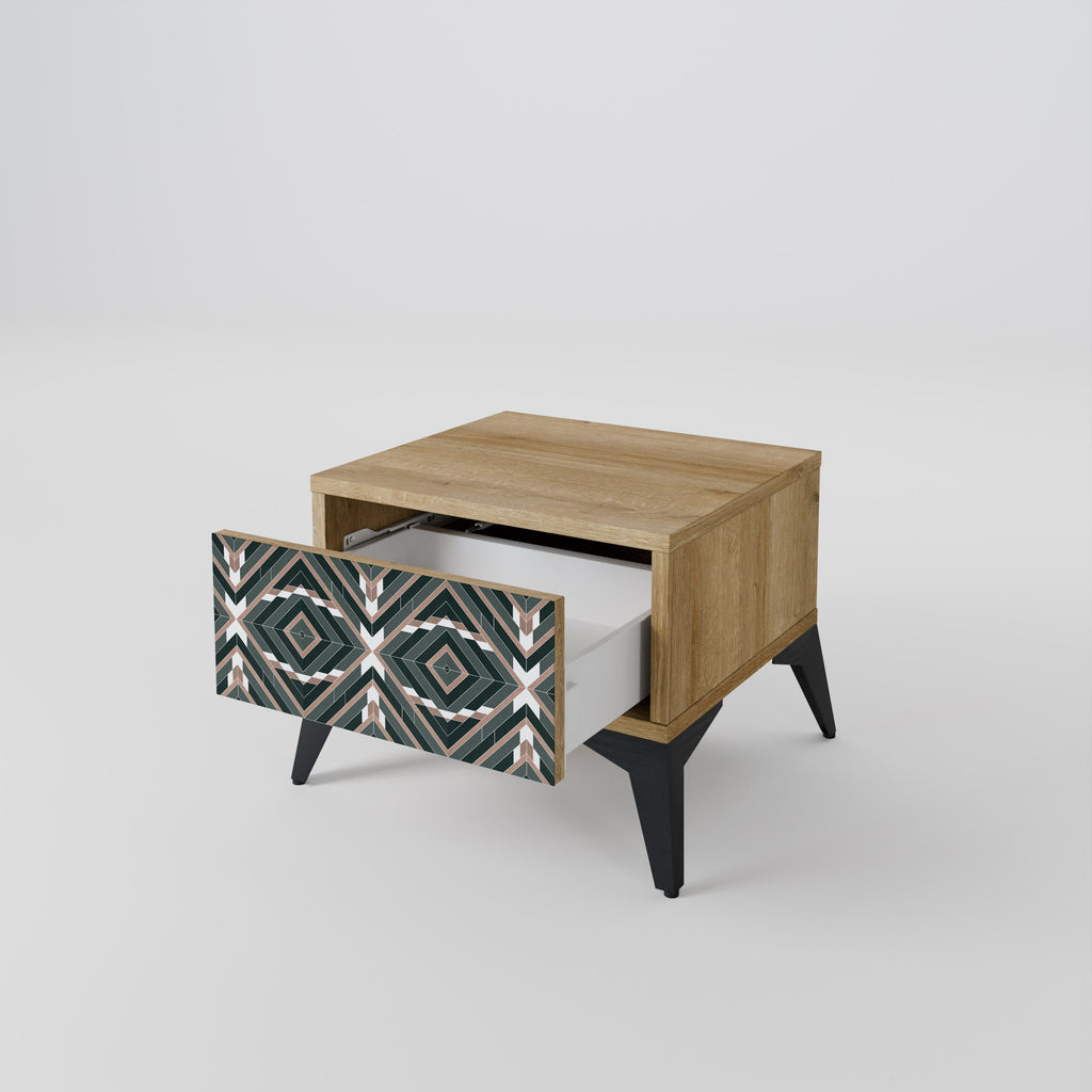 Table de chevet DIMENSION DELIGHTS effet chêne