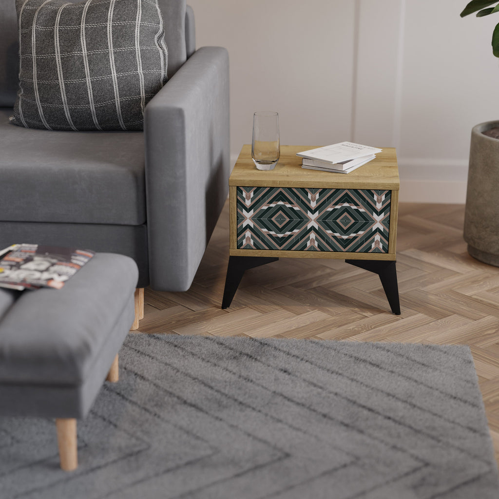 Table de chevet DIMENSION DELIGHTS effet chêne