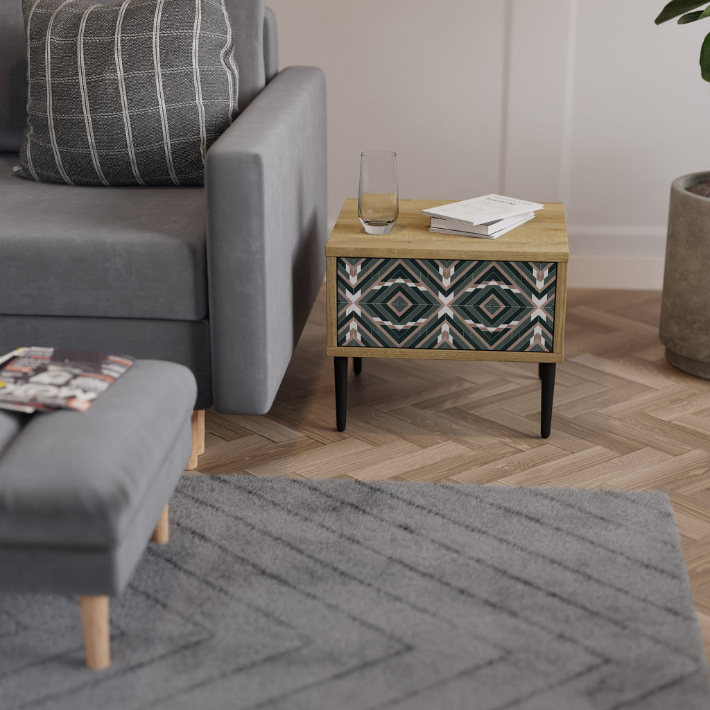 Table de chevet DIMENSION DELIGHTS effet chêne