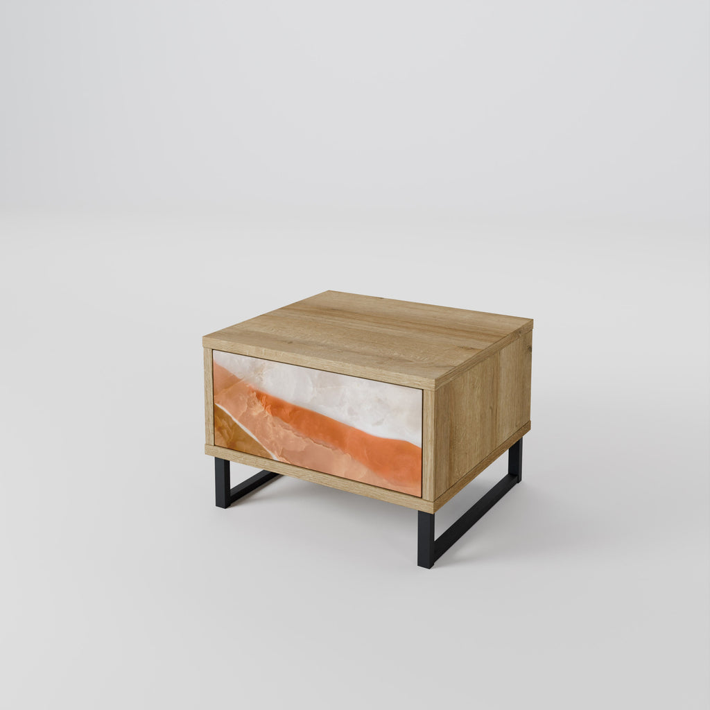 Table de chevet SANDHILLS SPLENDOUR effet chêne