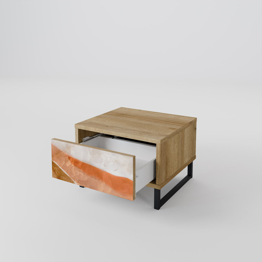 Table de chevet SANDHILLS SPLENDOUR effet chêne