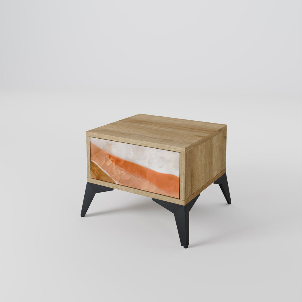 Table de chevet SANDHILLS SPLENDOUR effet chêne