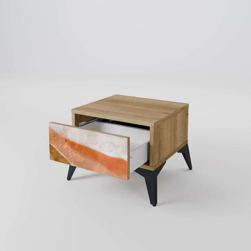 Table de chevet SANDHILLS SPLENDOUR effet chêne