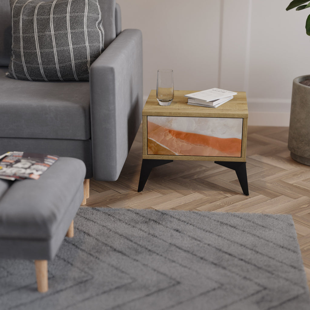 Table de chevet SANDHILLS SPLENDOUR effet chêne