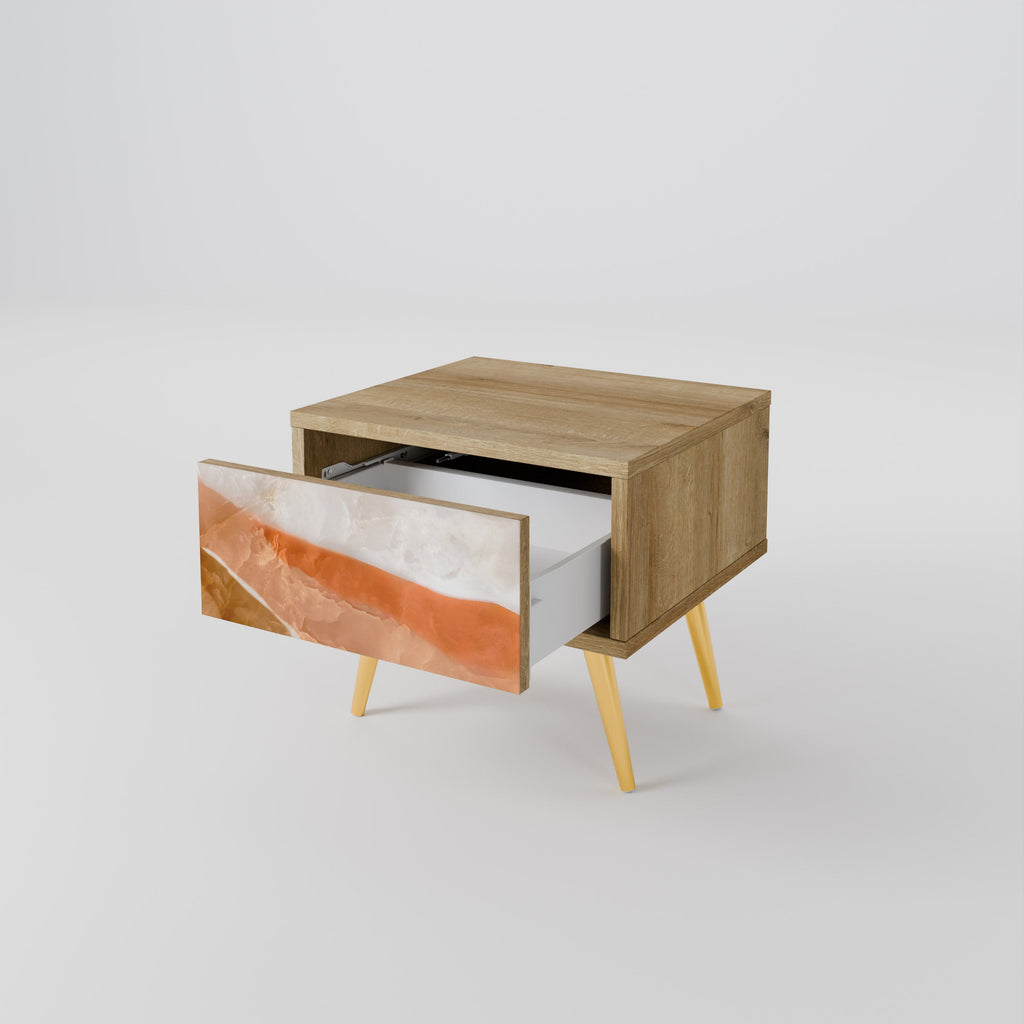 Table de chevet SANDHILLS SPLENDOUR effet chêne