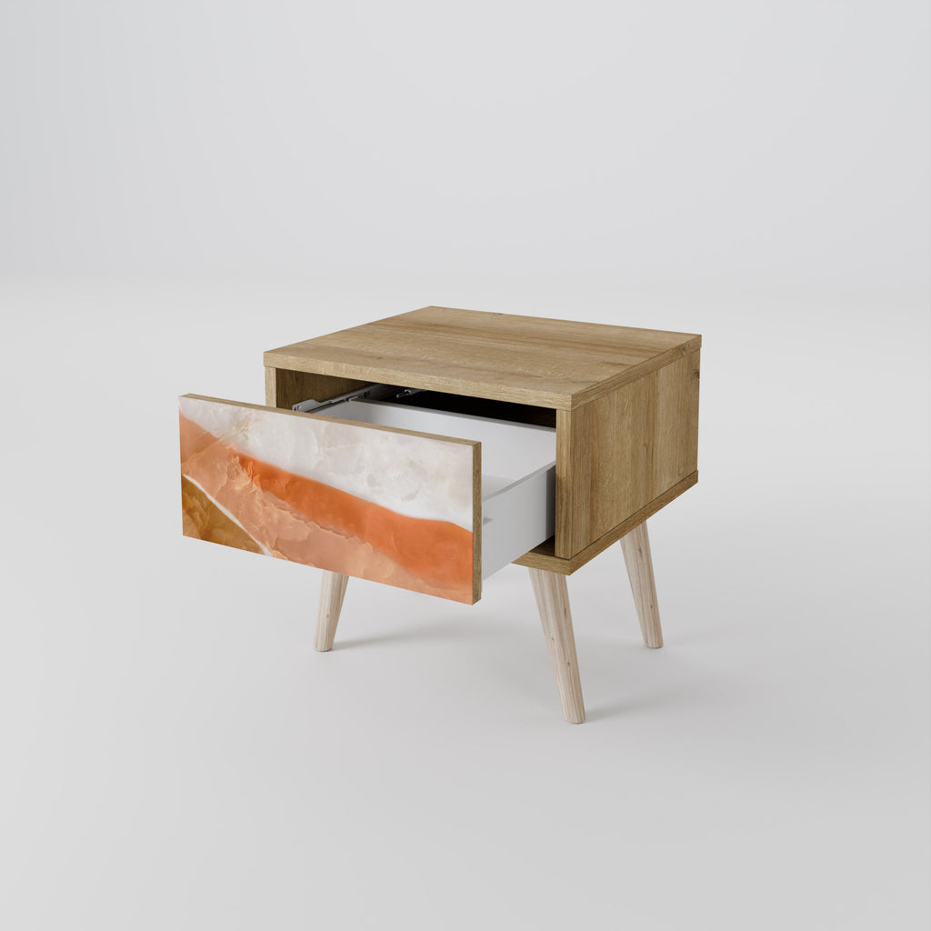 Table de chevet SANDHILLS SPLENDOUR effet chêne