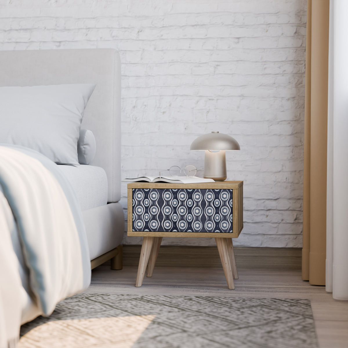 GRAPHITE EYES Nightstand