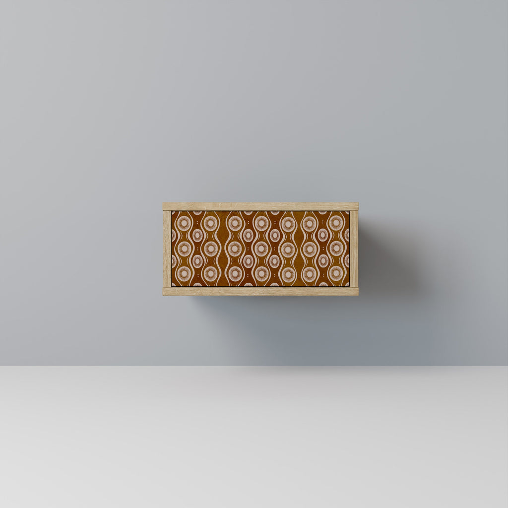 Table de chevet BROWN EYES effet chêne