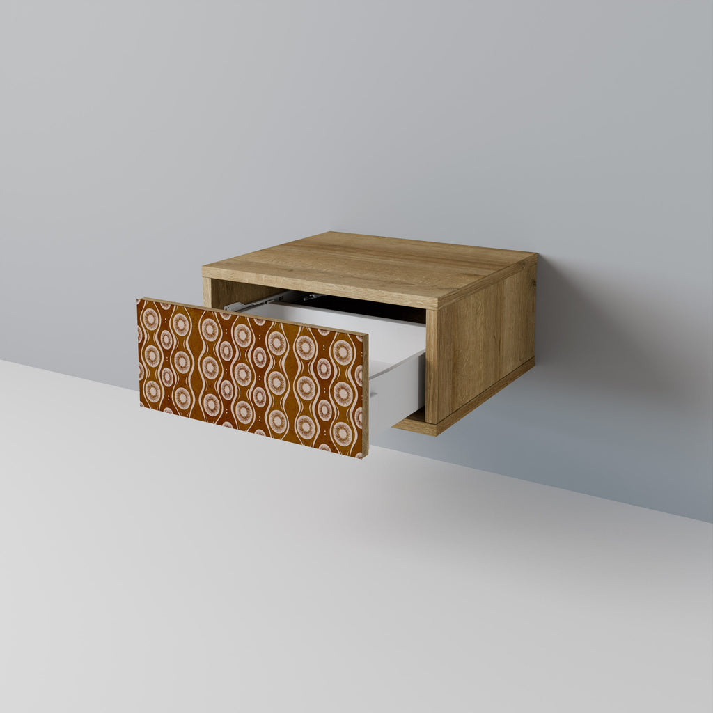 Table de chevet BROWN EYES effet chêne