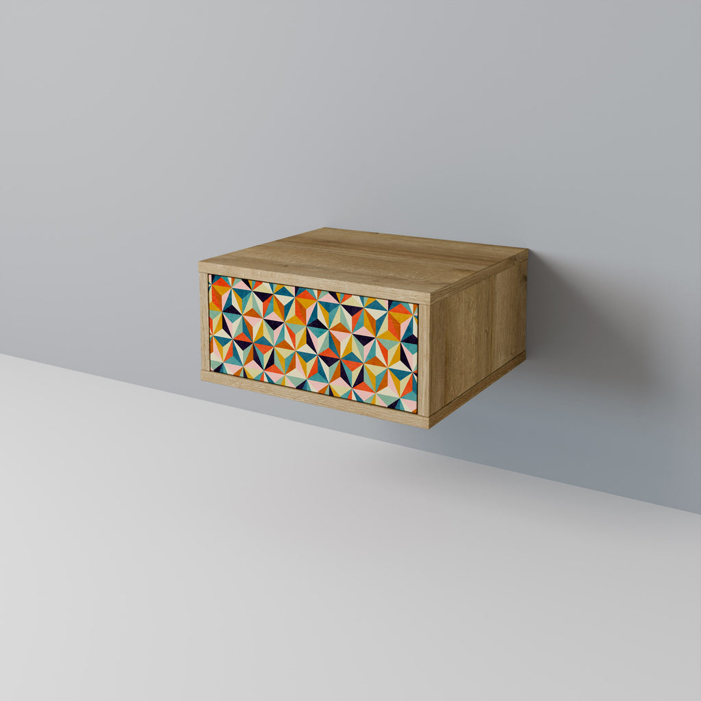 Table de chevet TESSELATE TREASURES effet chêne