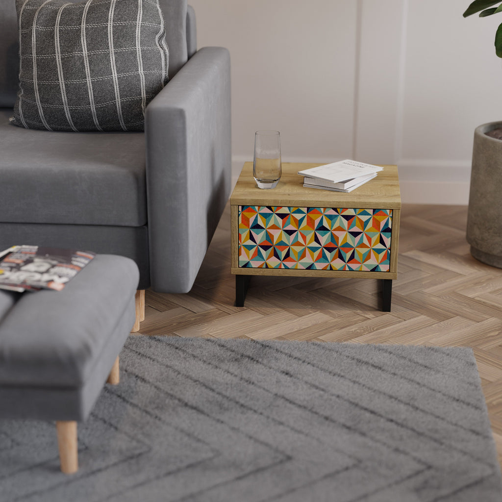 Table de chevet TESSELATE TREASURES effet chêne