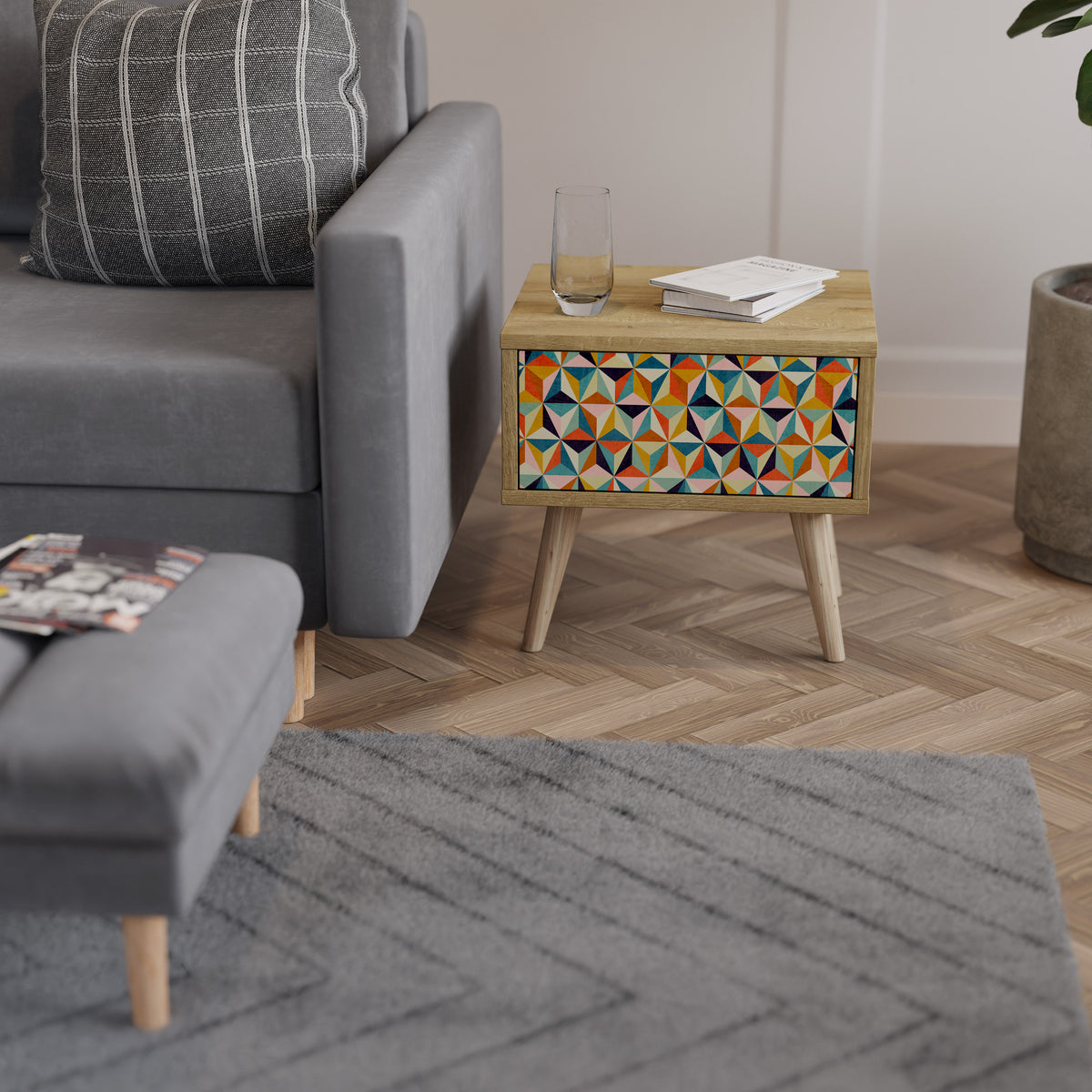 TESSELATE TREASURES Nightstand
