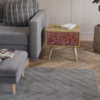 PAINTED SQUARES Nightstand