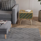 PAINTED SQUARES MIX Nightstand