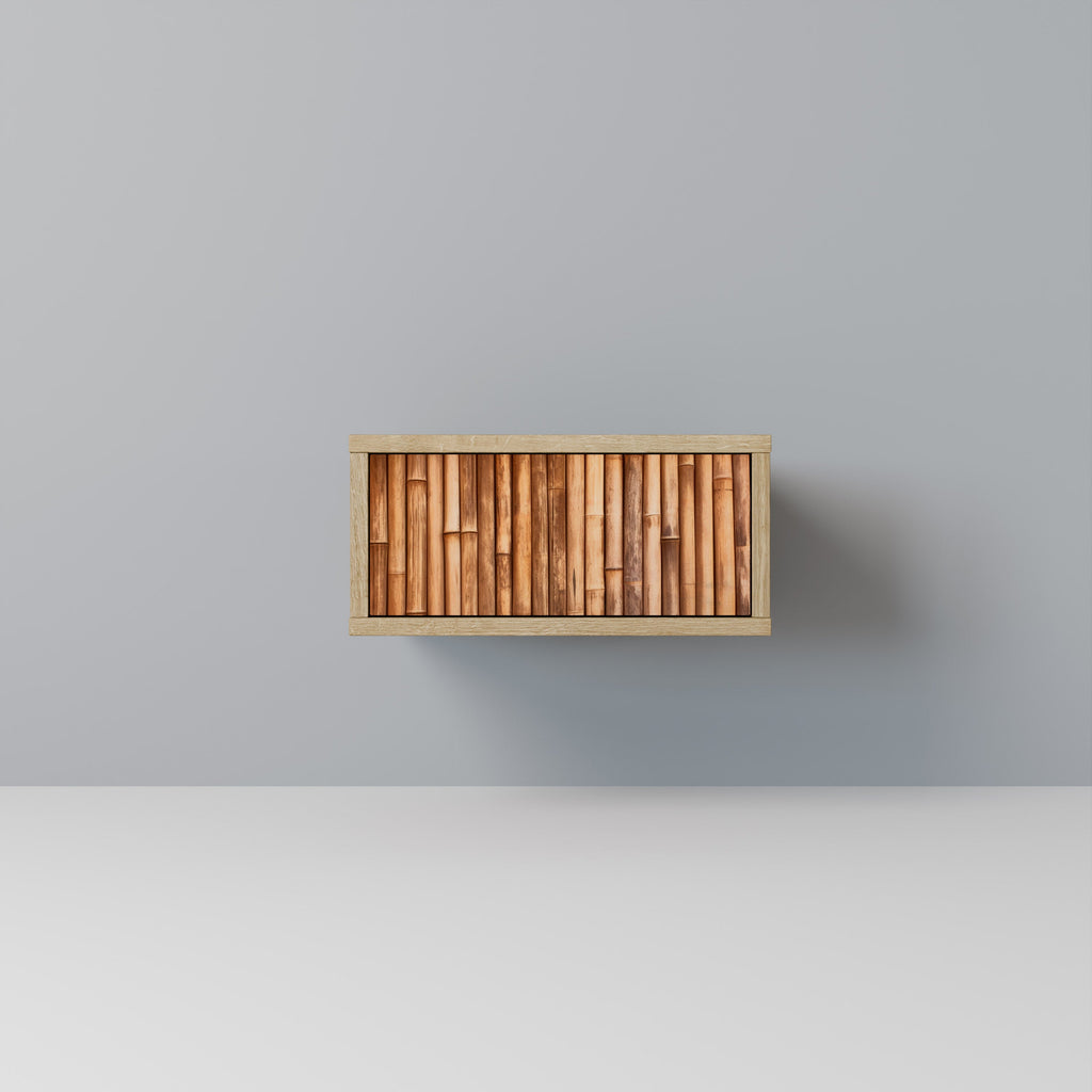 NATURAL WOOD Nightstand in Oak Effect